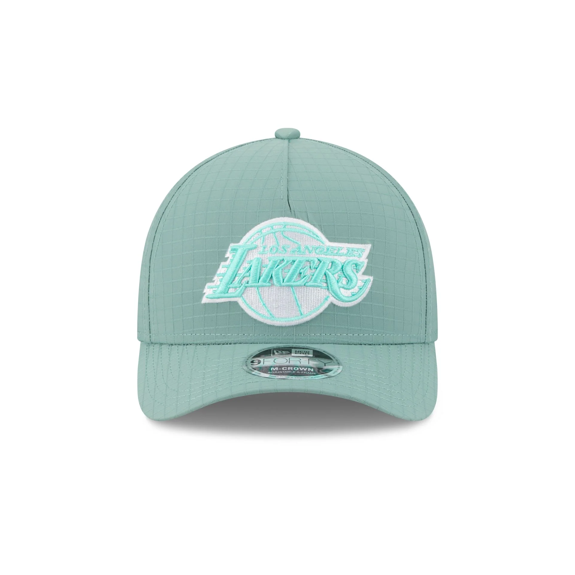 Los Angeles Lakers Green Ripstop 9FORTY M-Crown A-Frame Snapback Hat