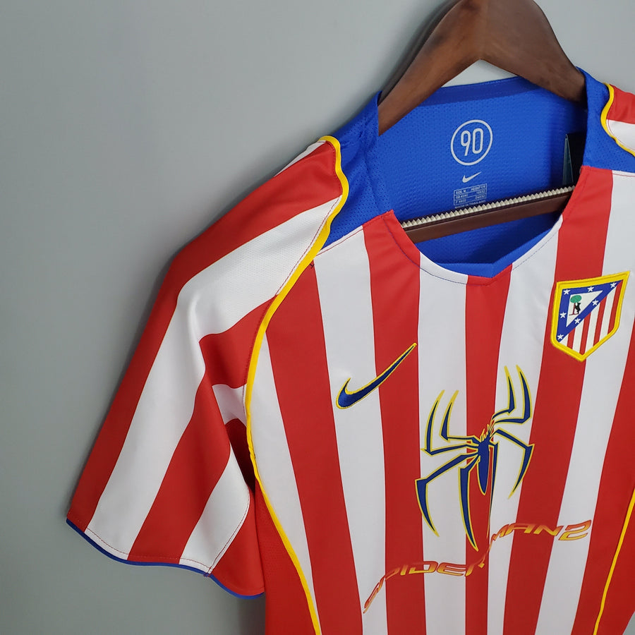 Atl??tico De Madrid Home Jersey 04/05 Retro