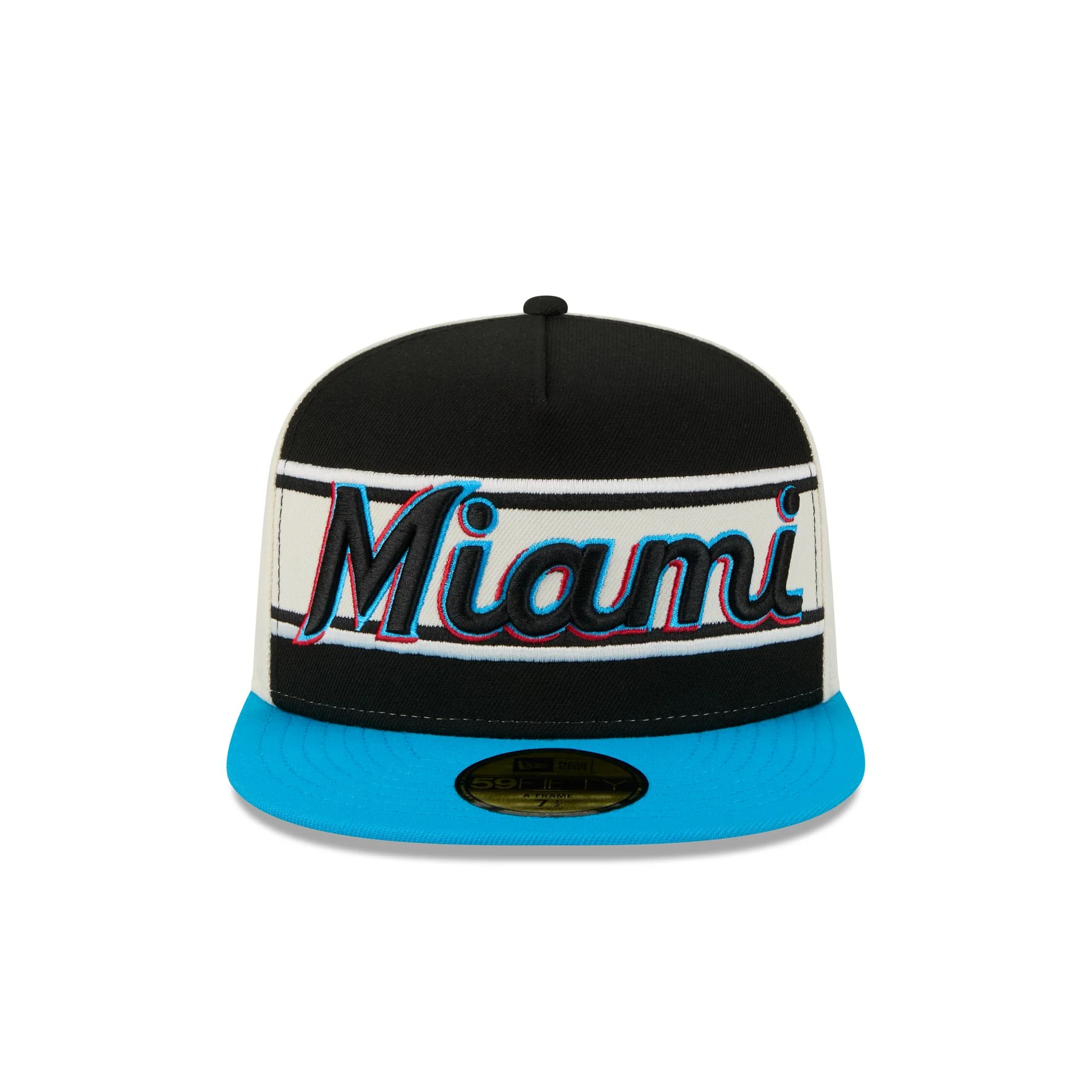 Miami Marlins Summer Derby 59FIFTY A-Frame Fitted Hat