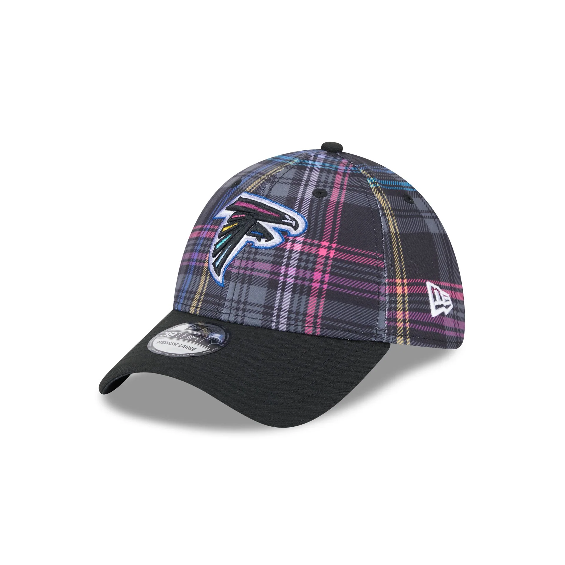 Atlanta Falcons 2024 Crucial Catch 39THIRTY Stretch Fit Hat
