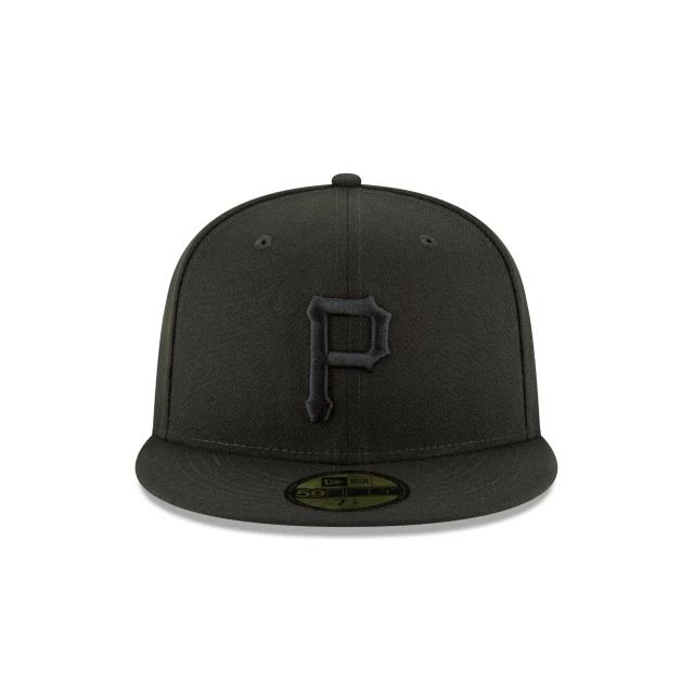 Pittsburgh Pirates Blackout Basic 59FIFTY Fitted Hat