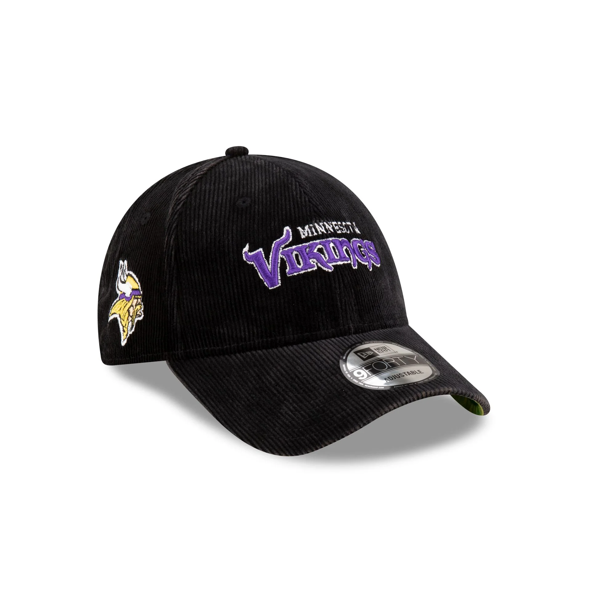 Minnesota Vikings Washed Cord 9FORTY Adjustable Hat