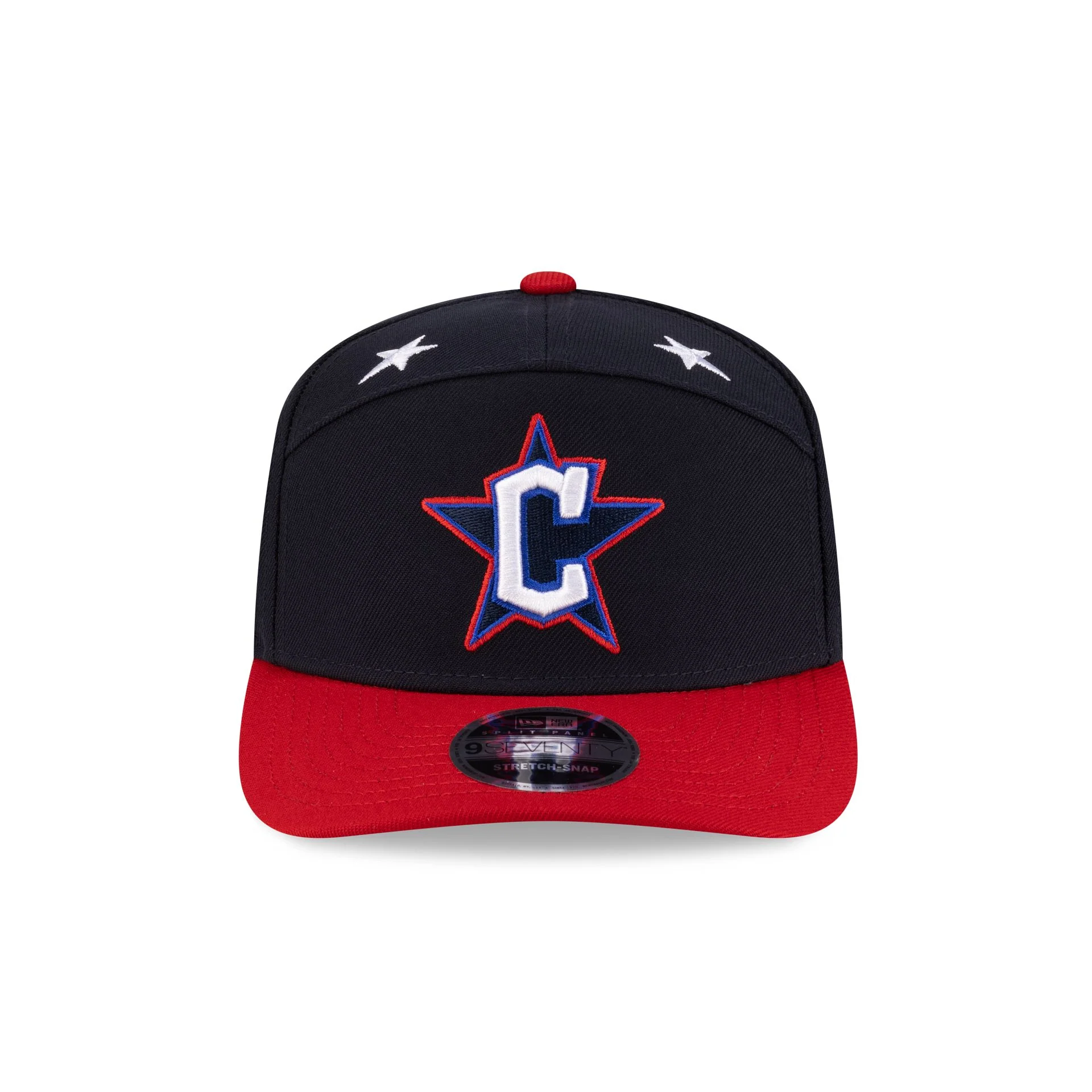 Cleveland Guardians 2025 All-Star Game Workout Split Panel 9SEVENTY Stretch-Snap Hat