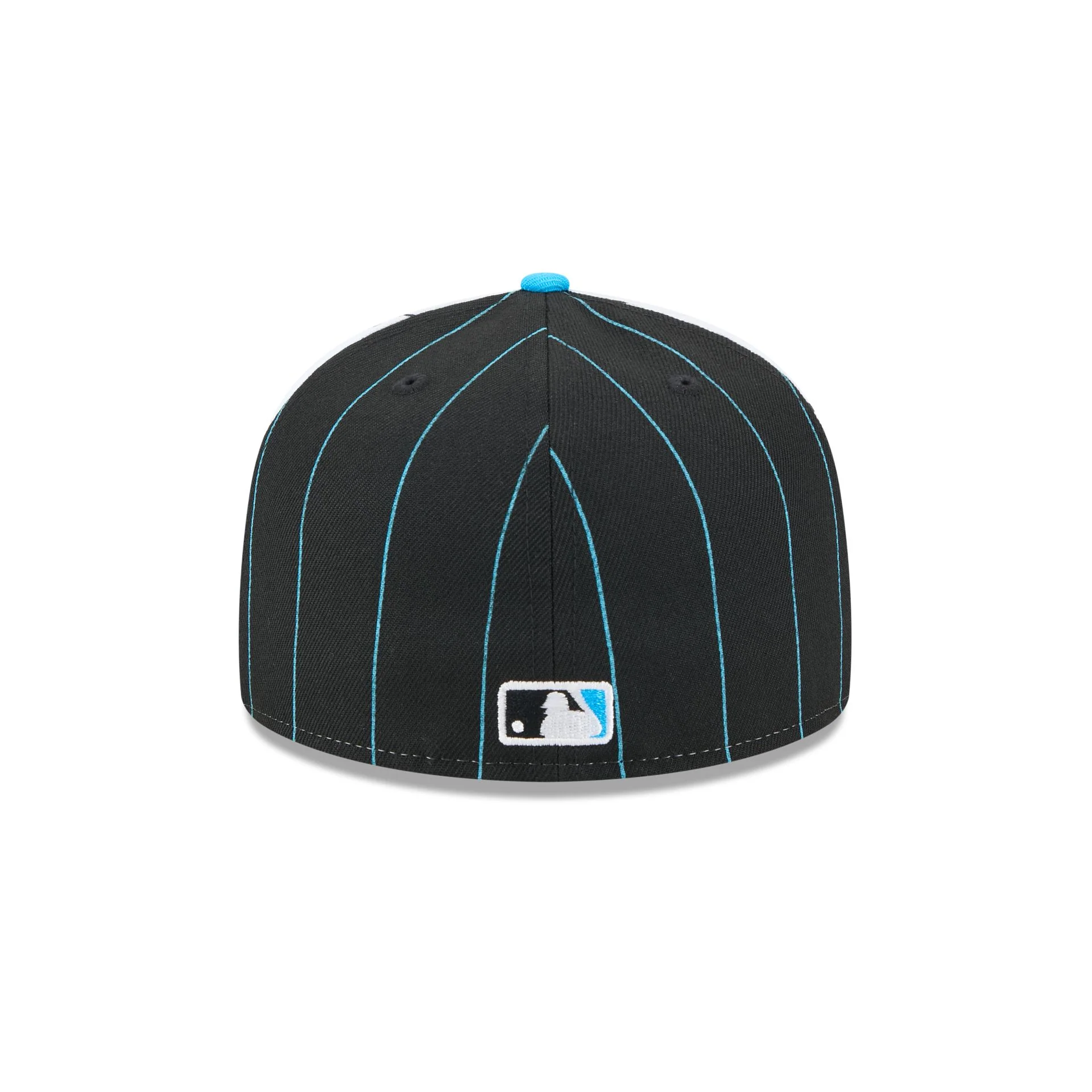 Miami Marlins Pinstripe League Pin 59FIFTY Fitted Hat