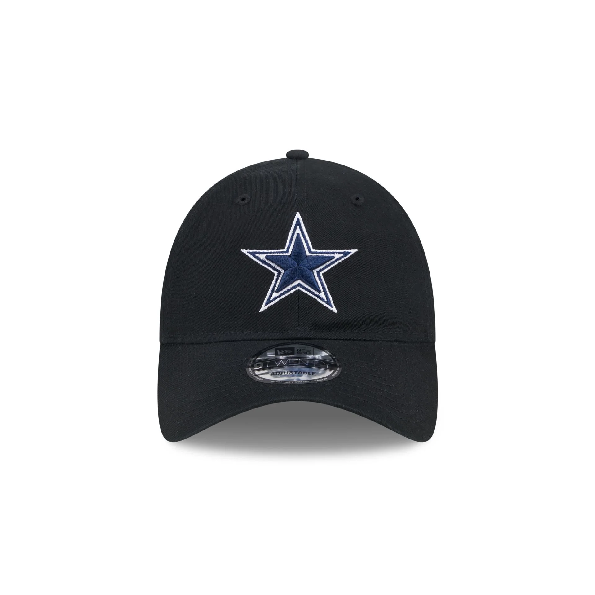 Dallas Cowboys Black 9TWENTY Adjustable Hat