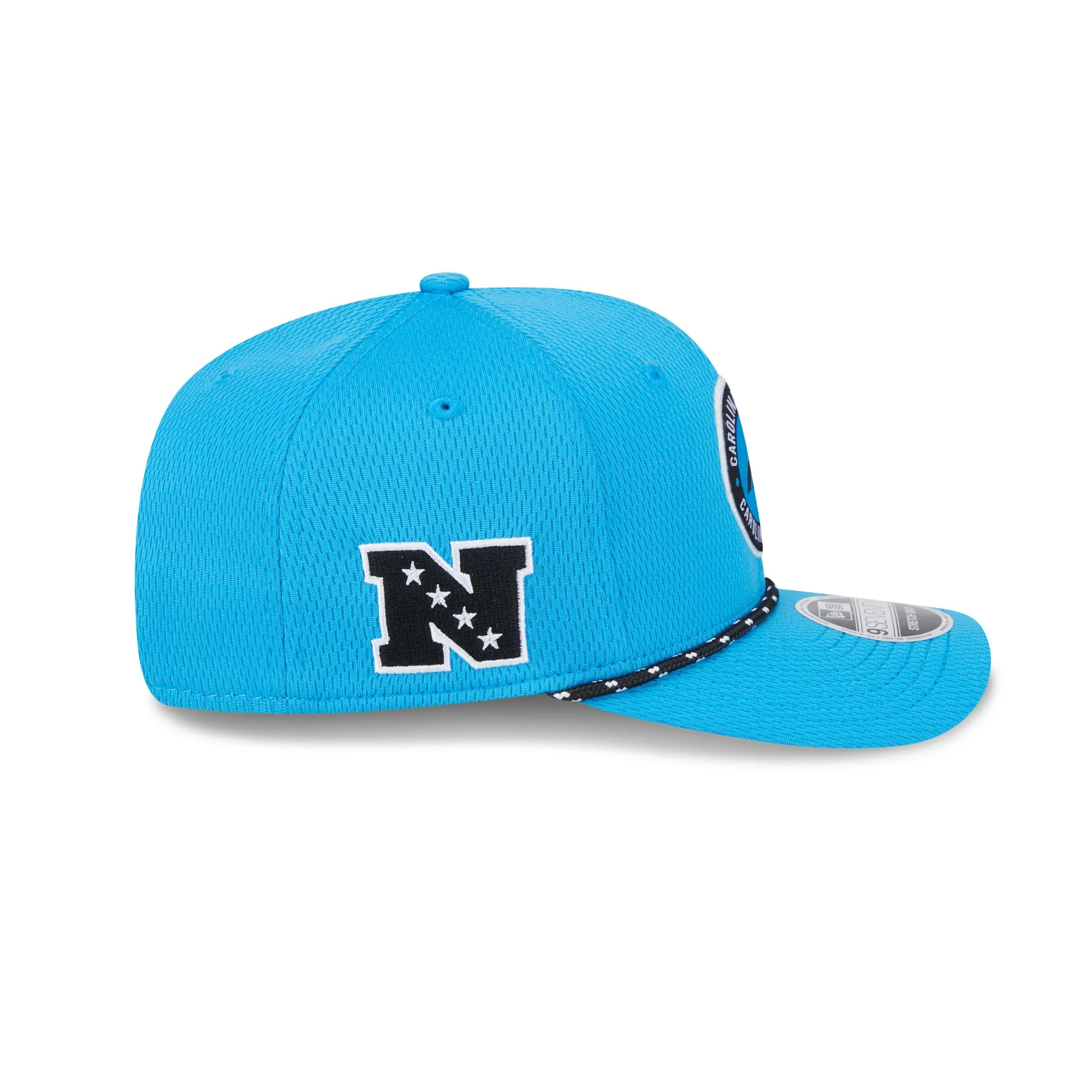 Carolina Panthers 2024 Sideline 9SEVENTY Stretch-Snap Hat