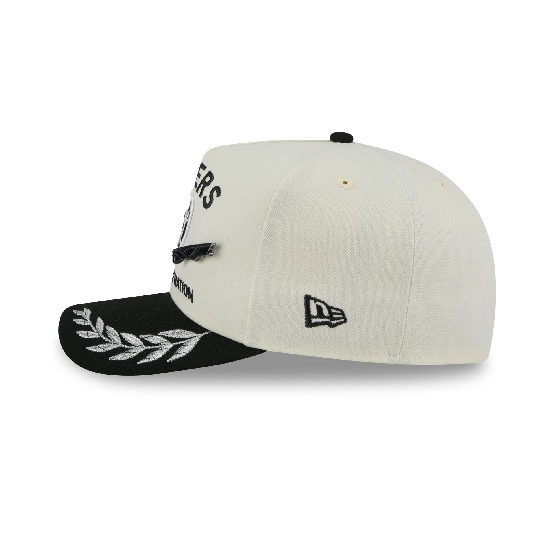 Las Vegas Raiders 2025 Draft Chrome White 59FIFTY A-Frame Fitted Hat