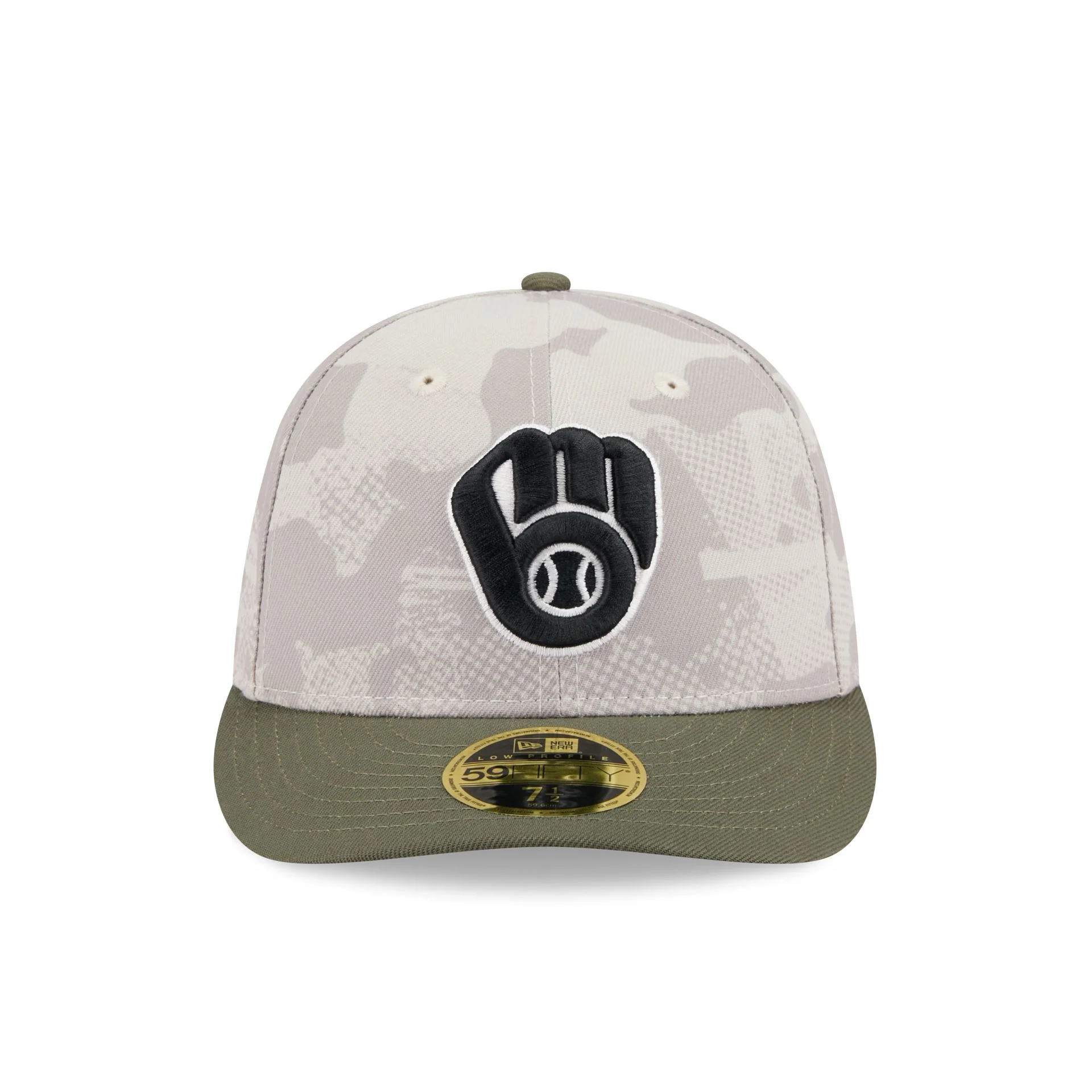 Milwaukee Brewers Armed Forces Day 2025 Low Profile 59FIFTY Fitted Hat