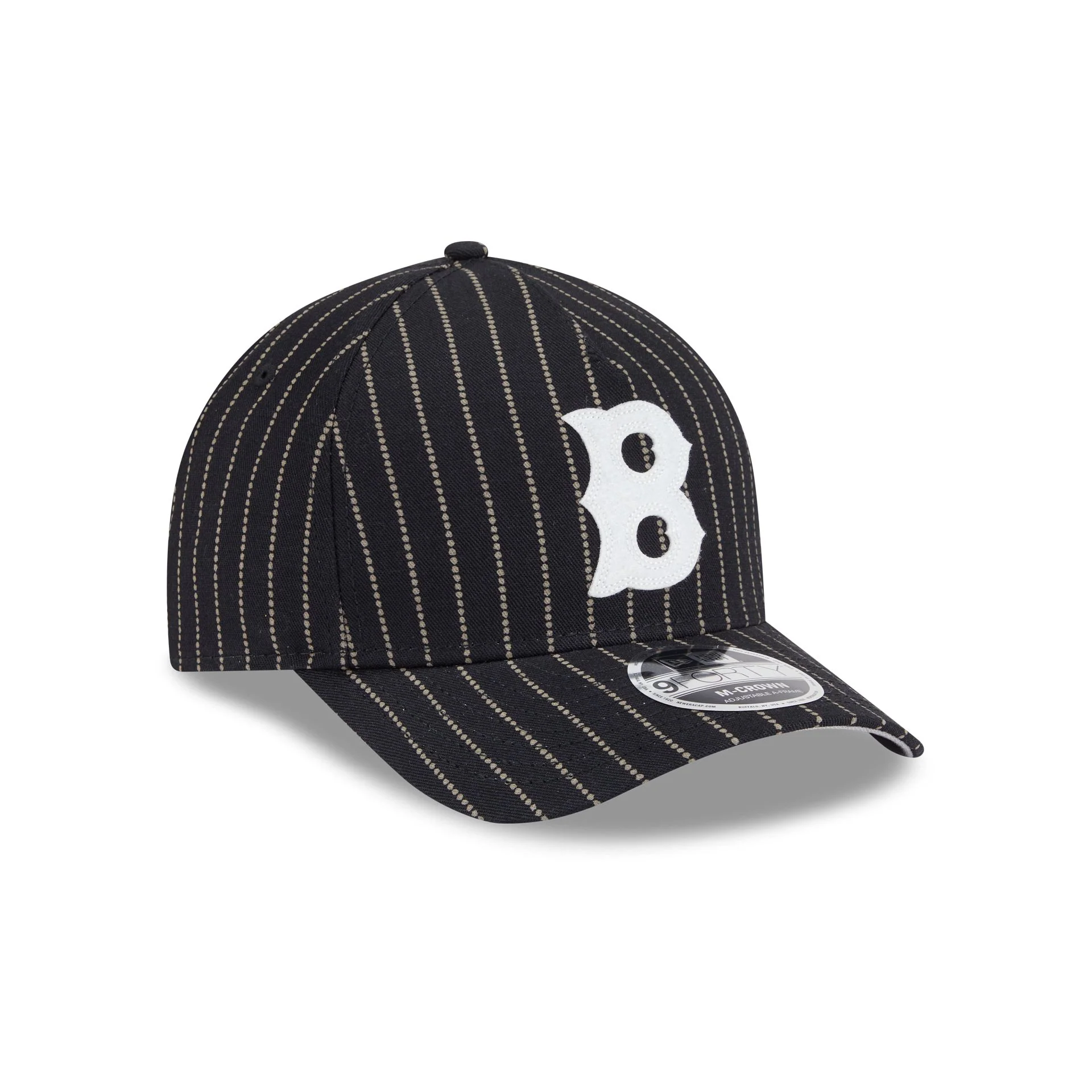 Boston Red Sox Dotted Pinstripe 9FORTY M-Crown A-Frame Adjustable Hat