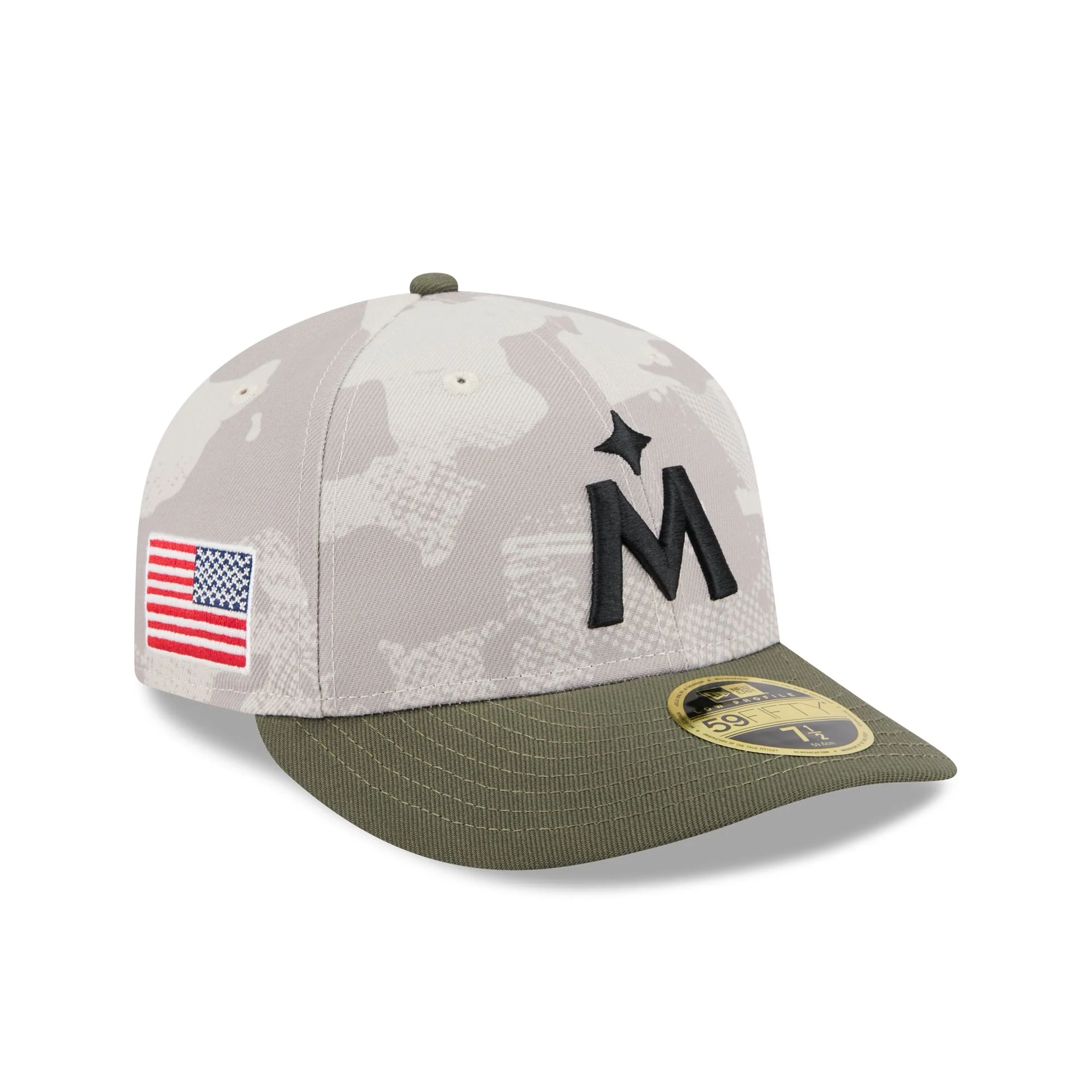Minnesota Twins Armed Forces Day 2025 Low Profile 59FIFTY Fitted Hat