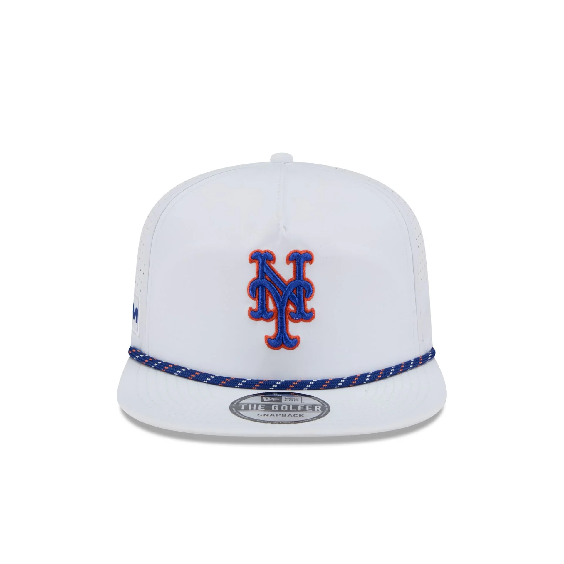 New York Mets Optic White Performance Rope Golfer Hat
