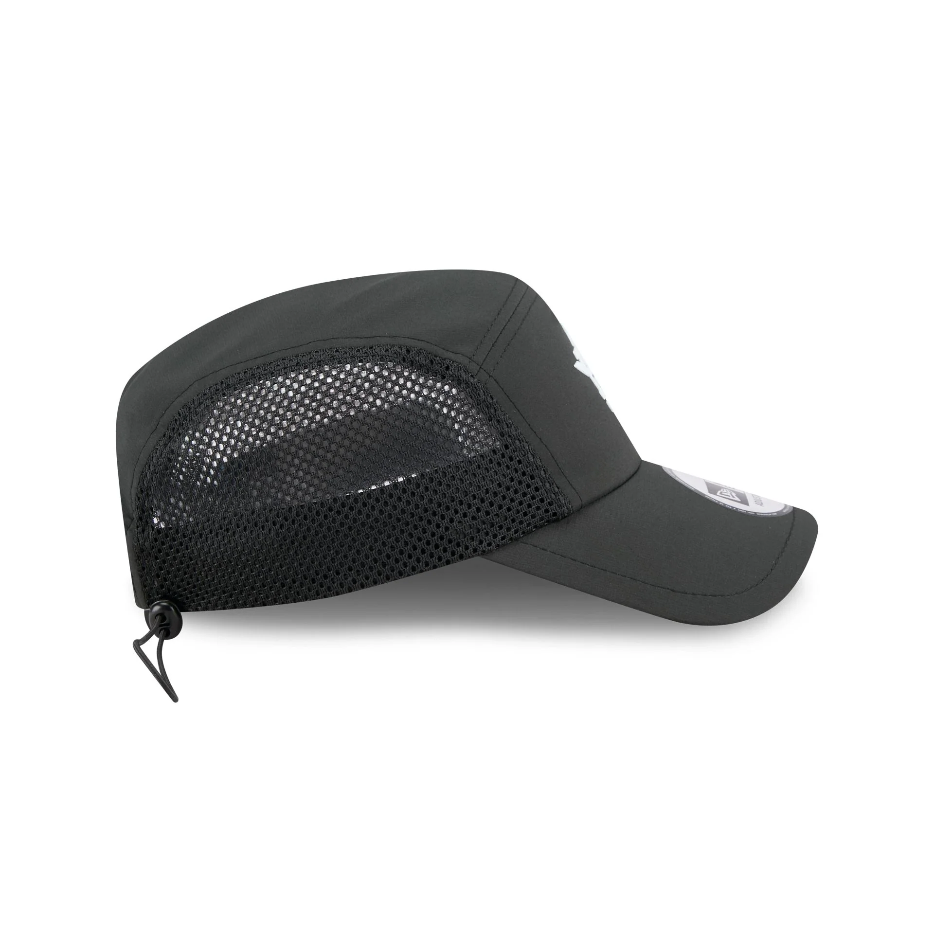 Houston Astros Black Poly Runner Adjustable Hat