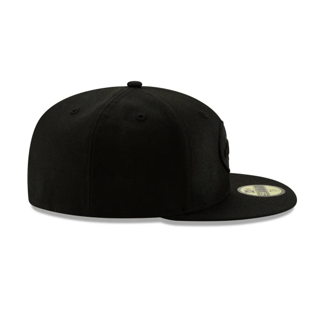 New York Jets Basic Black On Black 59FIFTY Fitted Hat
