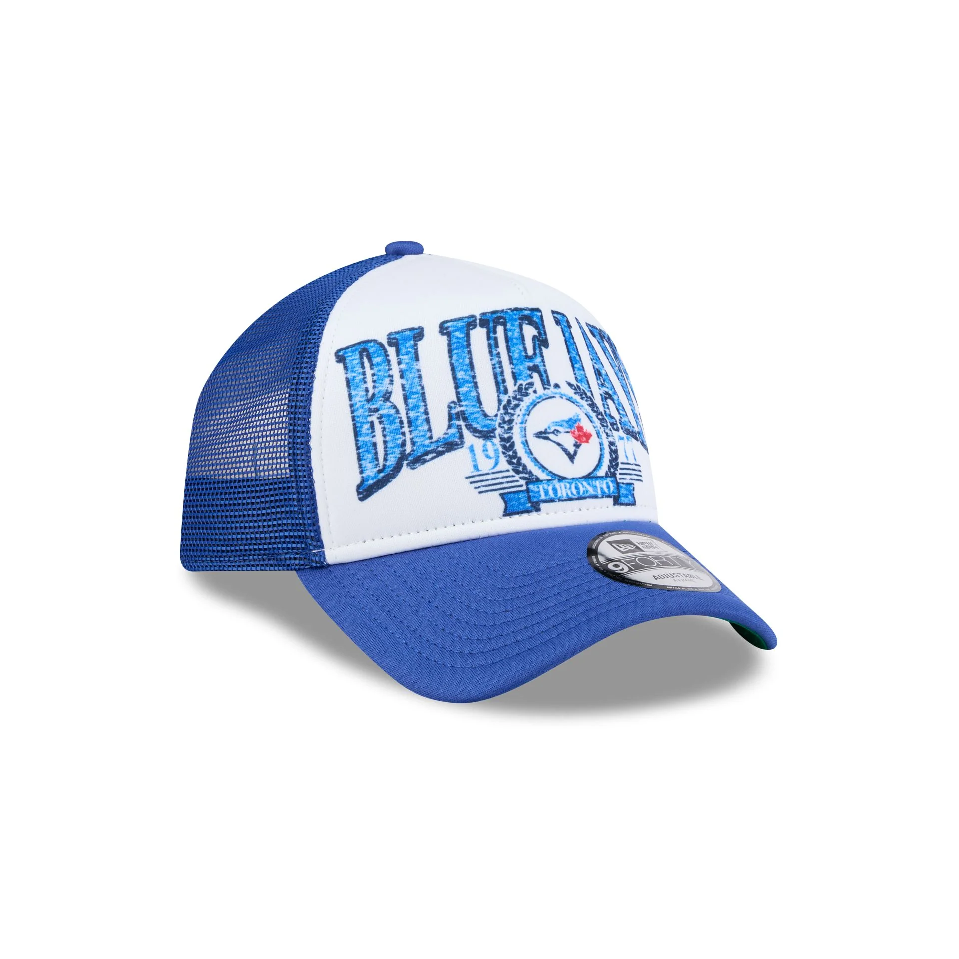 Toronto Blue Jays Distressed 9FORTY A-Frame Trucker Hat