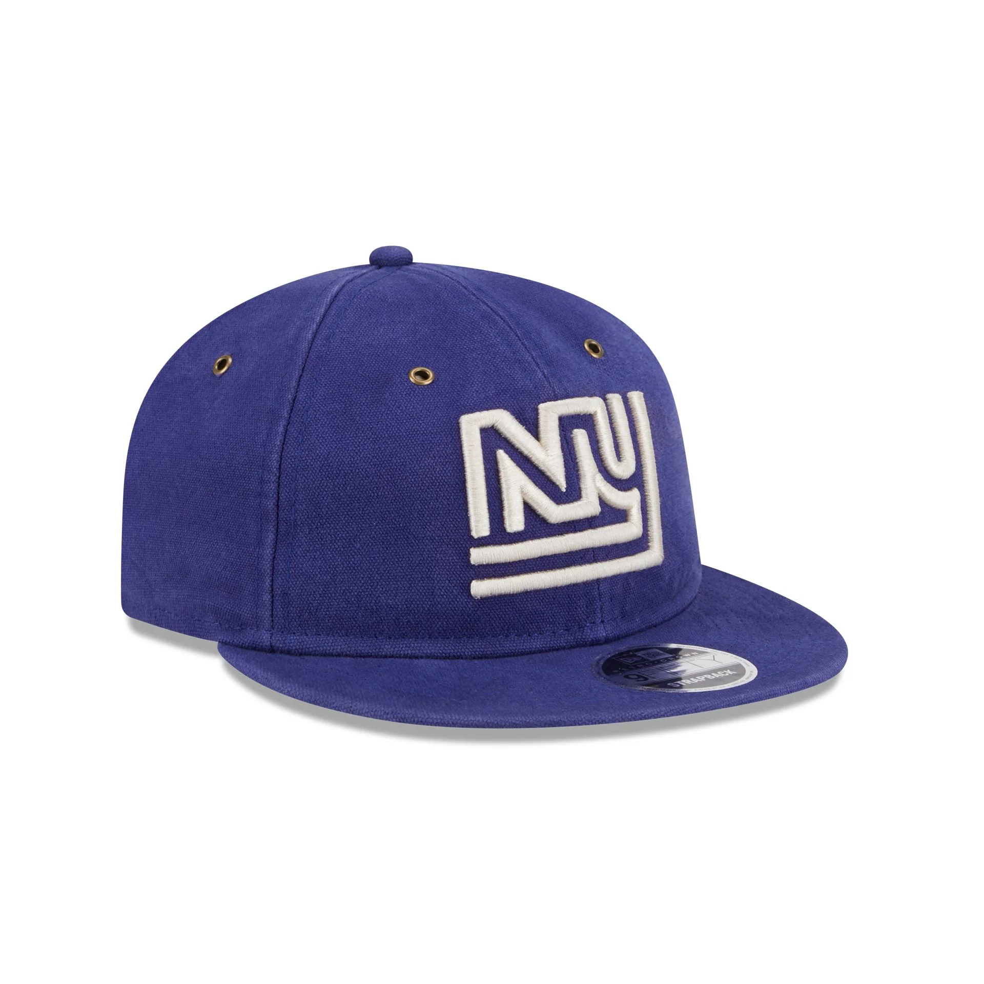 New York Giants Cotton Canvas Retro Crown 9FIFTY Adjustable Hat