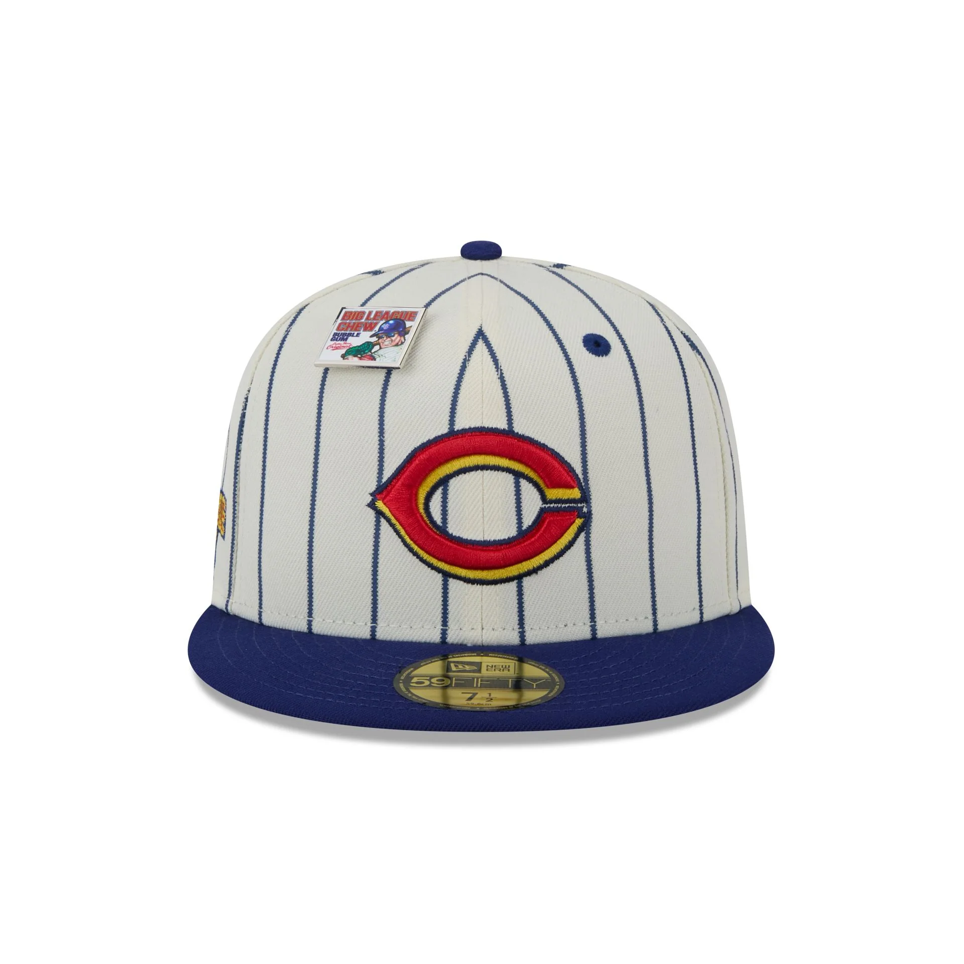 Big League Chew X Cincinnati Reds Pinstripe 59FIFTY Fitted Hat