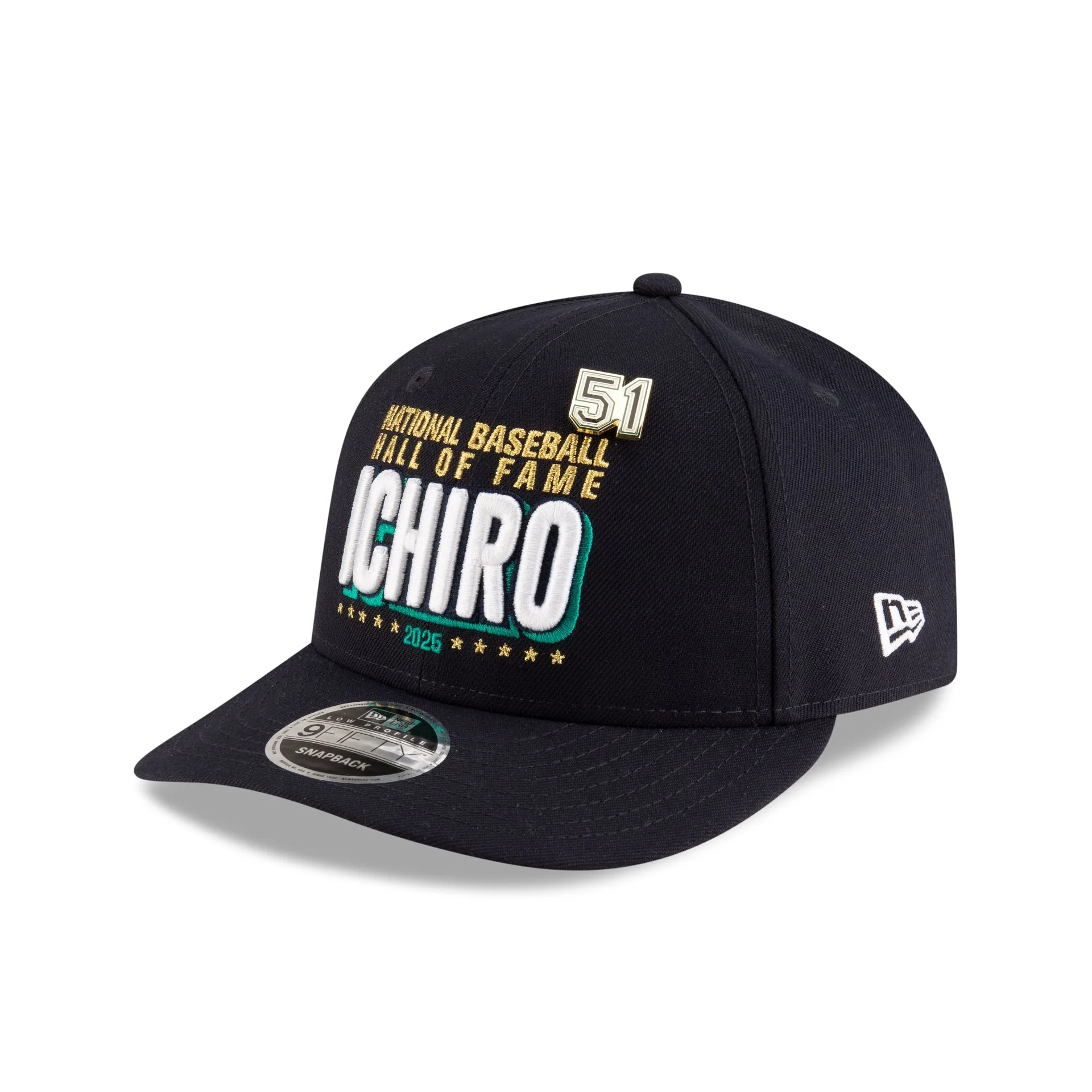 Seattle Mariners Hall of Fame 2025 Ichiro Suzuki Low Profile 9FIFTY Snapback Hat