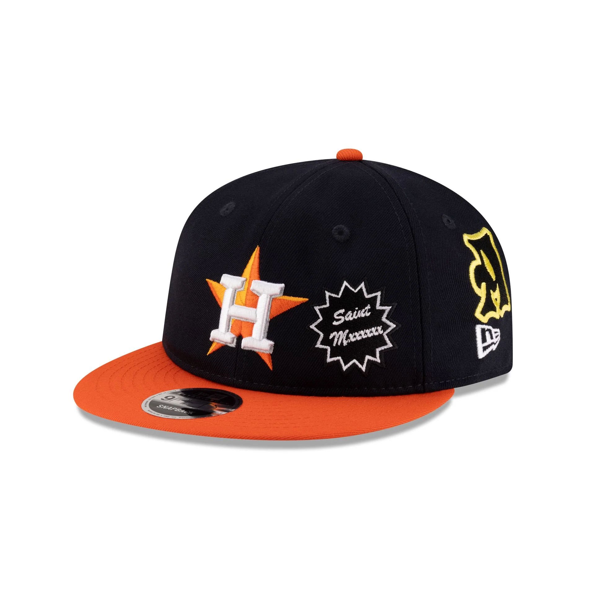 ©SAINT Mxxxxxx x Houston Astros Retro Crown 9FIFTY Snapback Hat