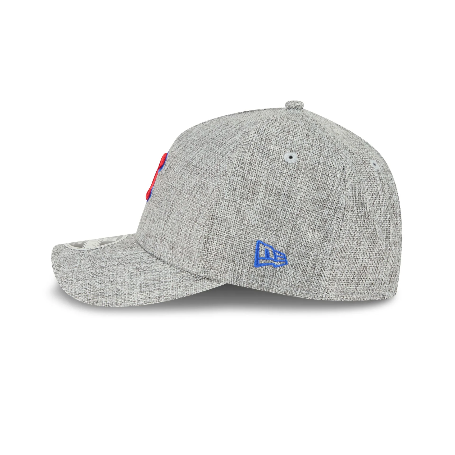 Chicago Cubs Cotton Weave Gray 9FORTY M-Crown A-Frame Snapback Hat