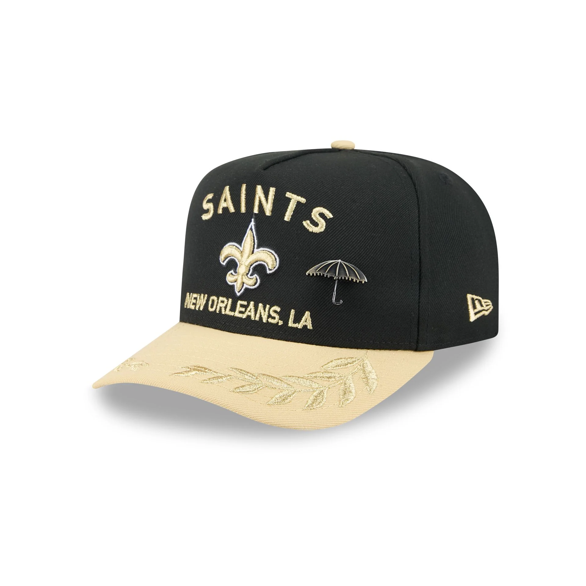 New Orleans Saints 2025 Draft Black 59FIFTY A-Frame Fitted Hat