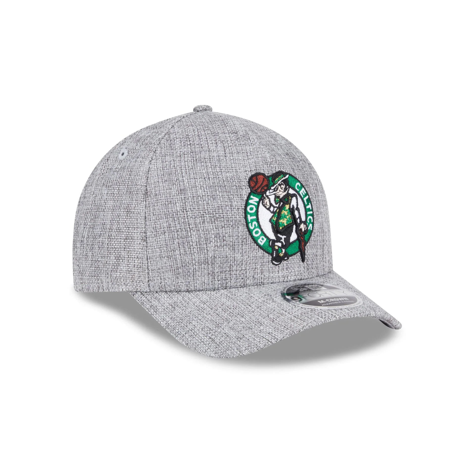 Boston Celtics Cotton Weave Gray 9FORTY M-Crown A-Frame Snapback Hat