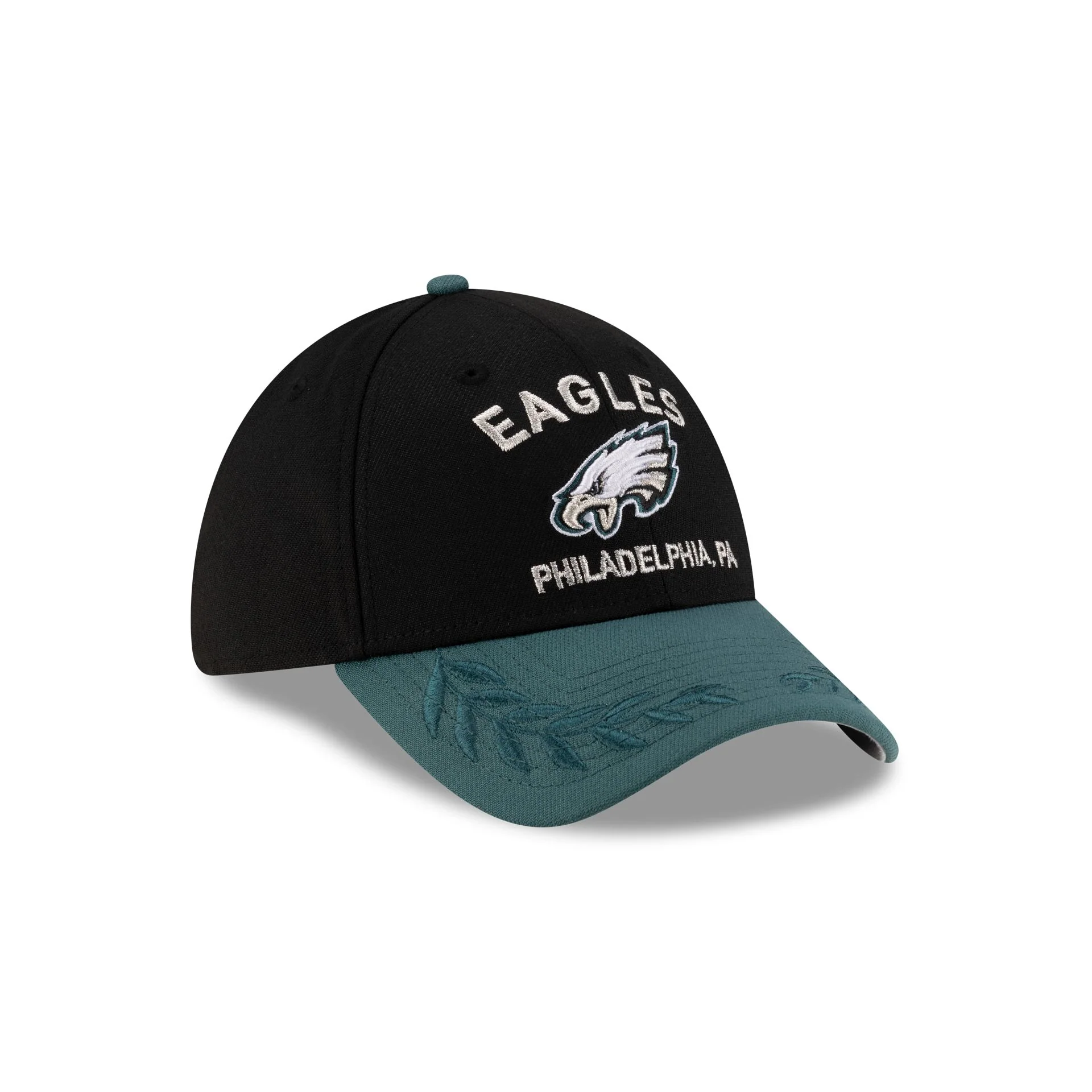 Philadelphia Eagles 2025 Draft 39THIRTY Stretch Fit Hat