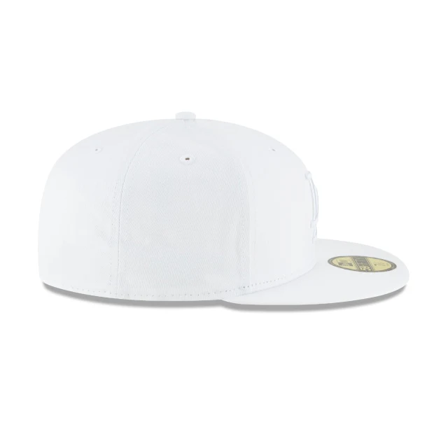 Los Angeles Dodgers Whiteout Basic 59FIFTY Fitted Hat
