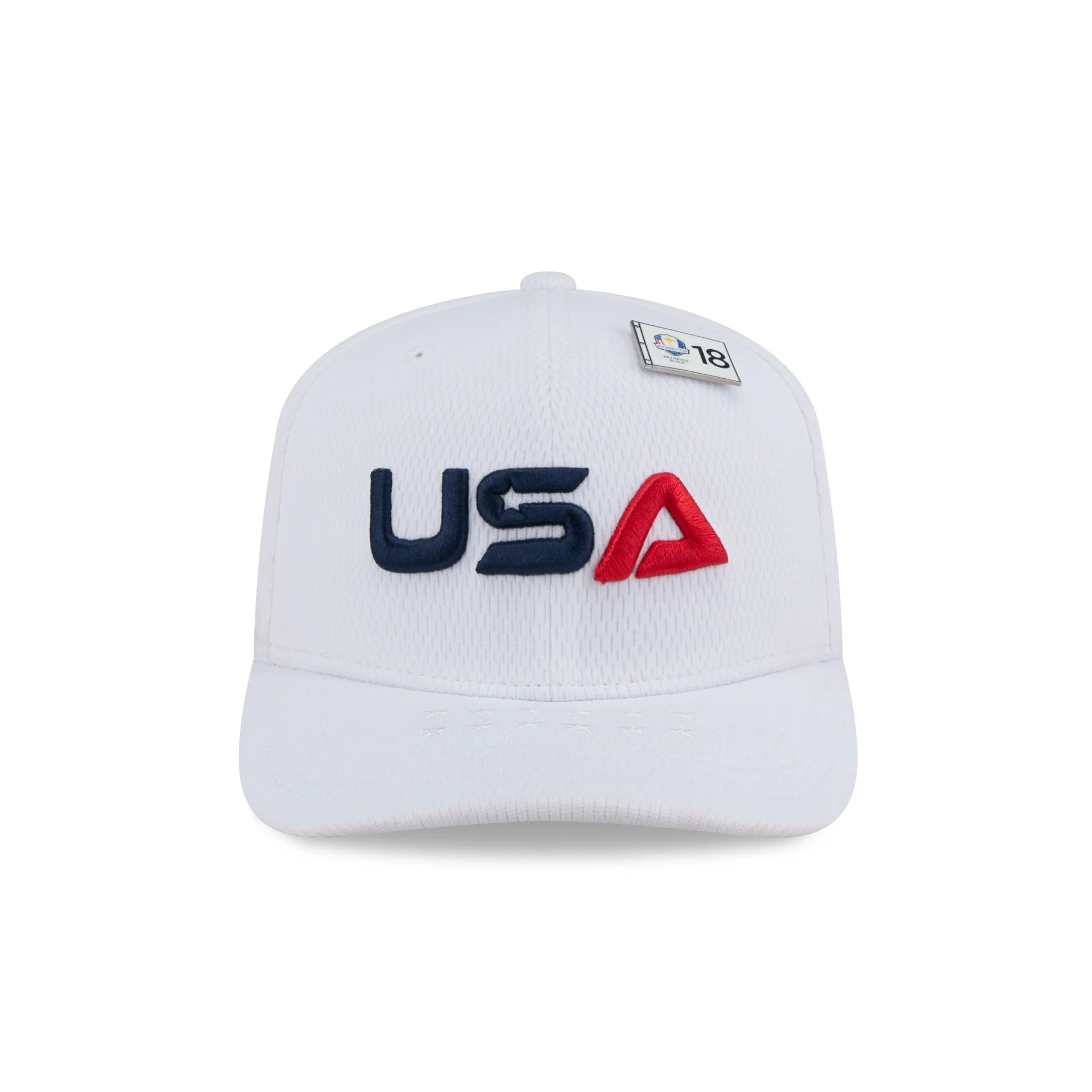 2025 Ryder Cup Team USA White 9SEVENTY Stretch-Snap Hat