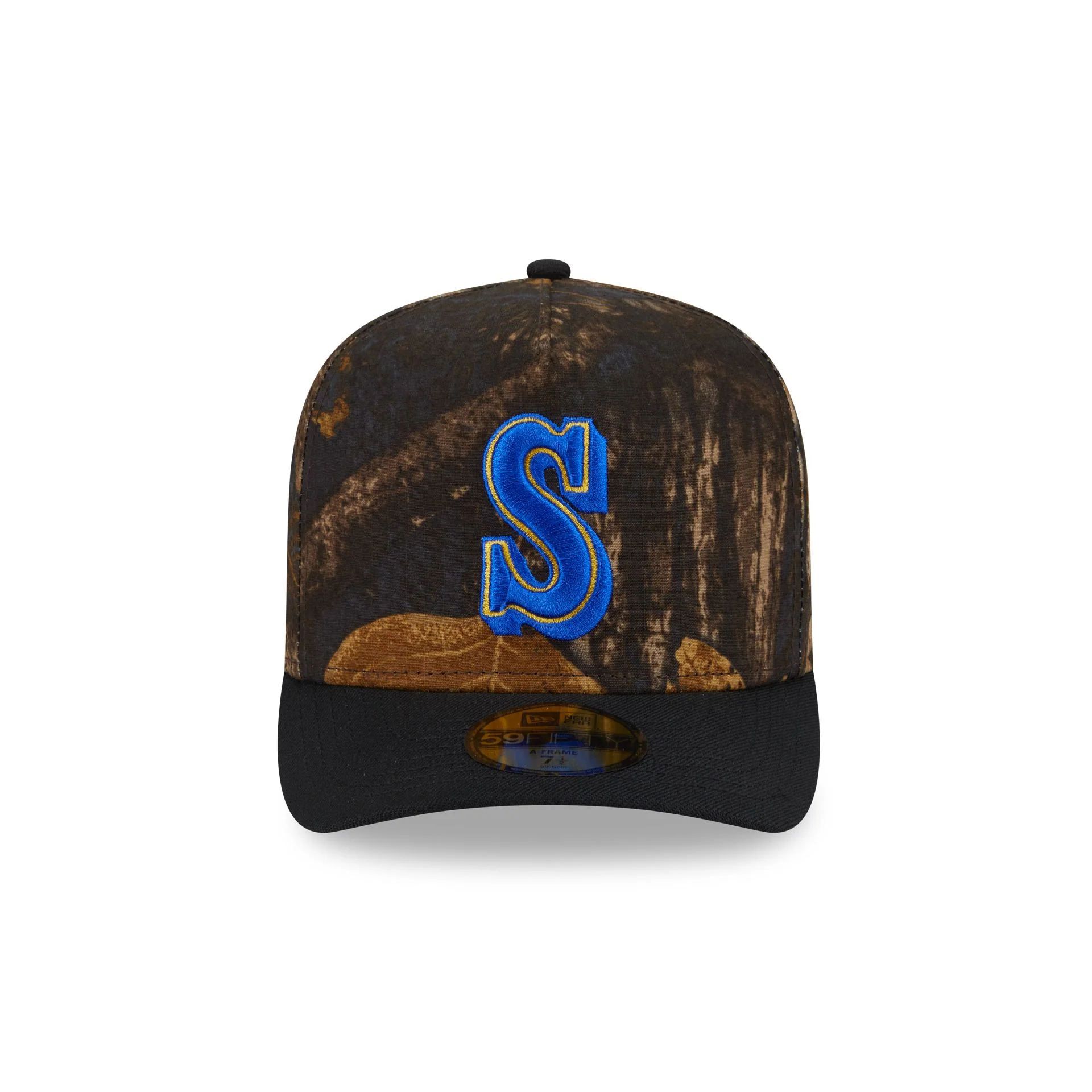 Seattle Mariners Ripstop Camo 59FIFTY A-Frame Fitted Hat