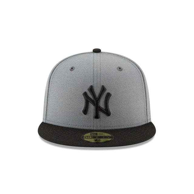 New York Yankees Storm Gray Basic 59FIFTY Fitted Hat