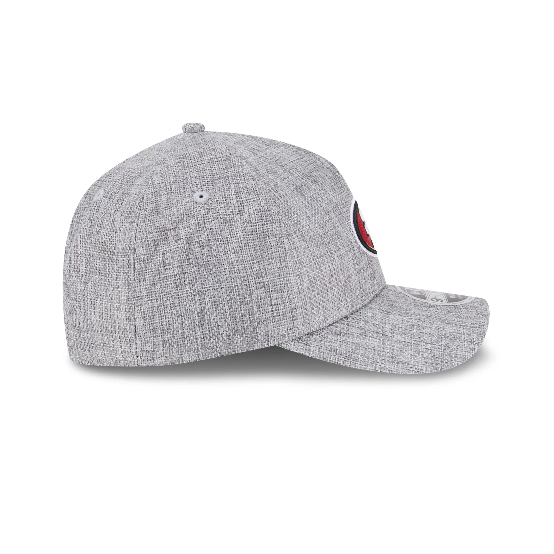 San Francisco 49ers Cotton Weave Gray 9FORTY M-Crown A-Frame Snapback Hat