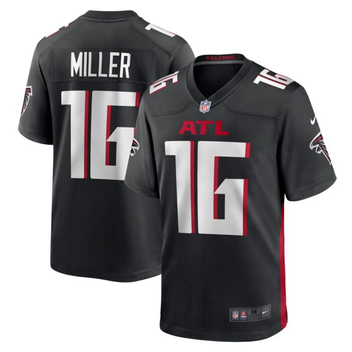Men’s Atlanta Falcons Scotty Miller Nike Black Game Player Jersey