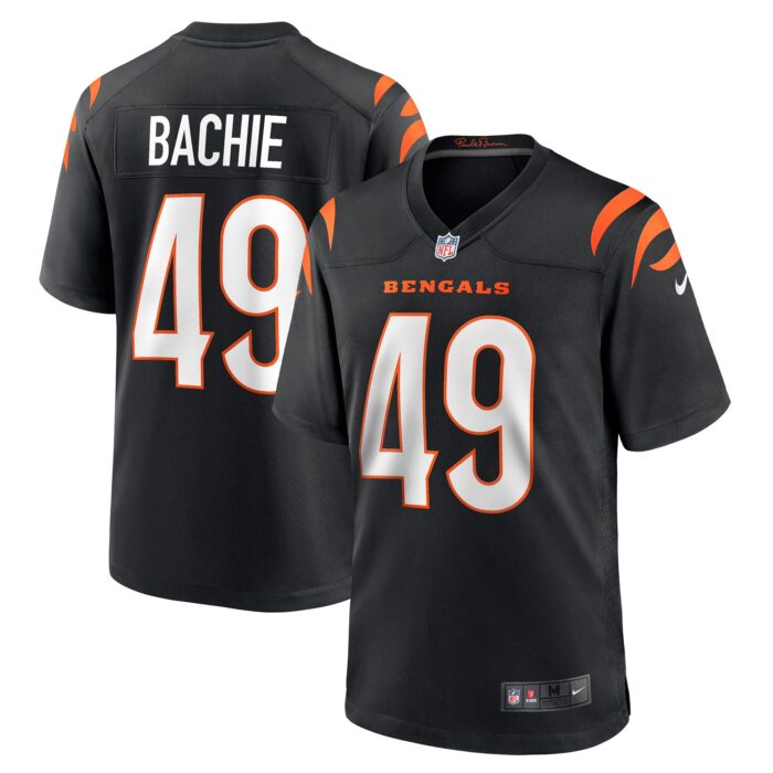 Men’s Cincinnati Bengals Joe Bachie Nike Black Game Jersey