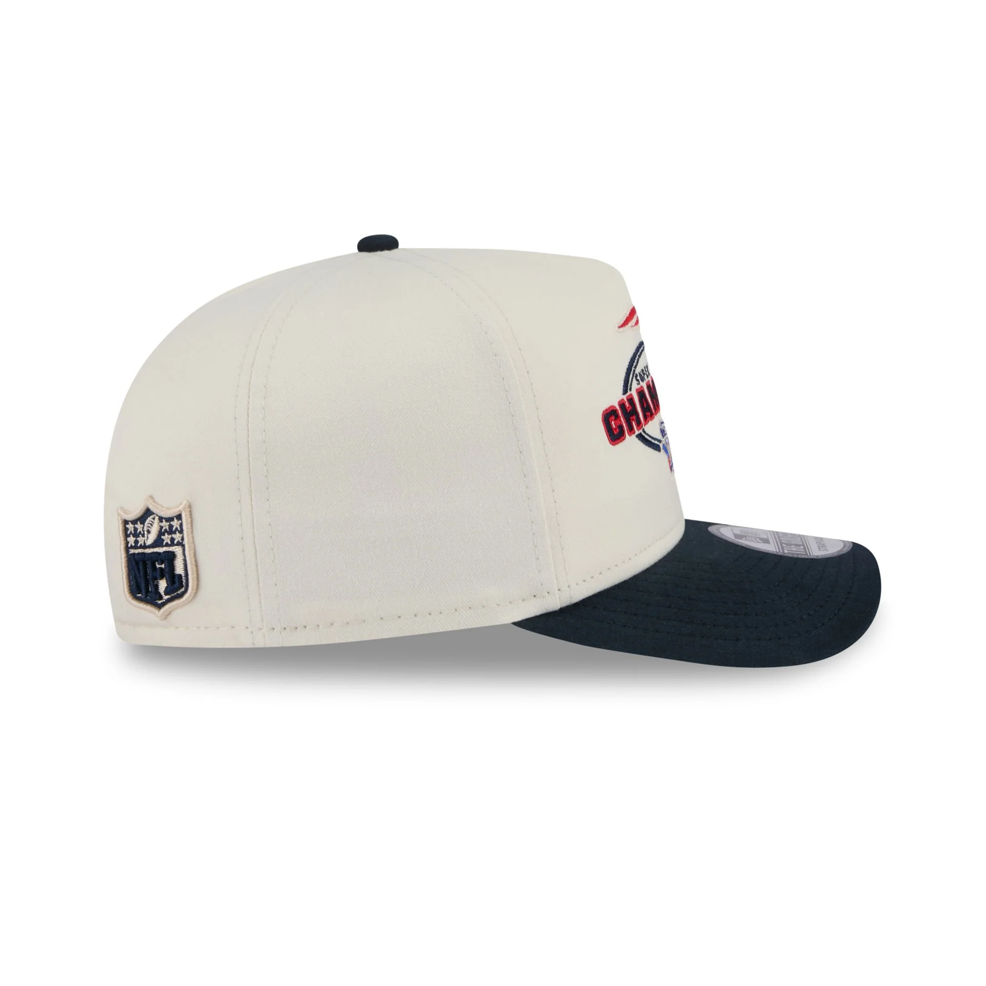 New England Patriots Chrome White Champions Golfer Hat