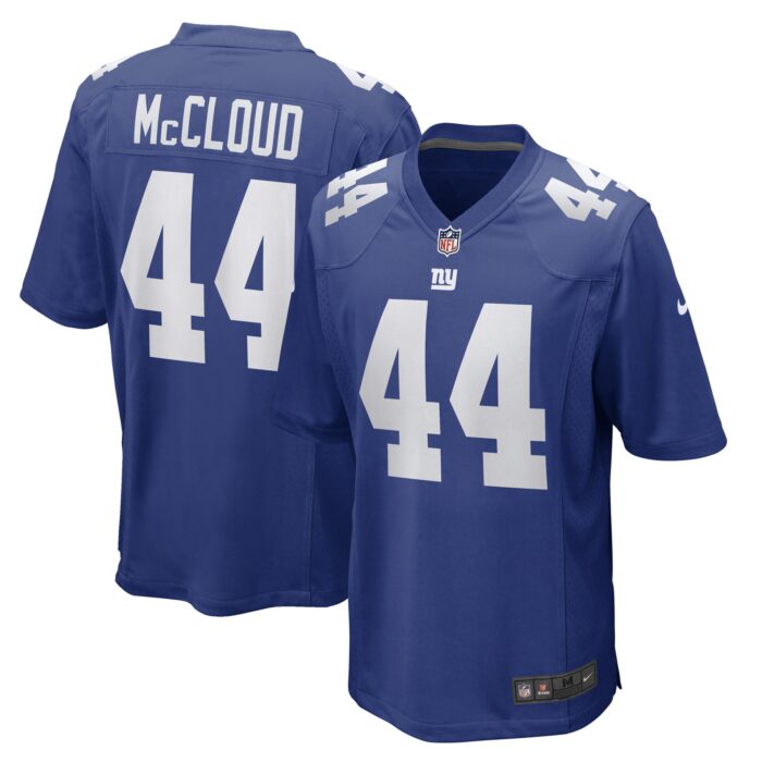 Men’s New York Giants Nick McCloud Nike Royal Game Player Jersey
