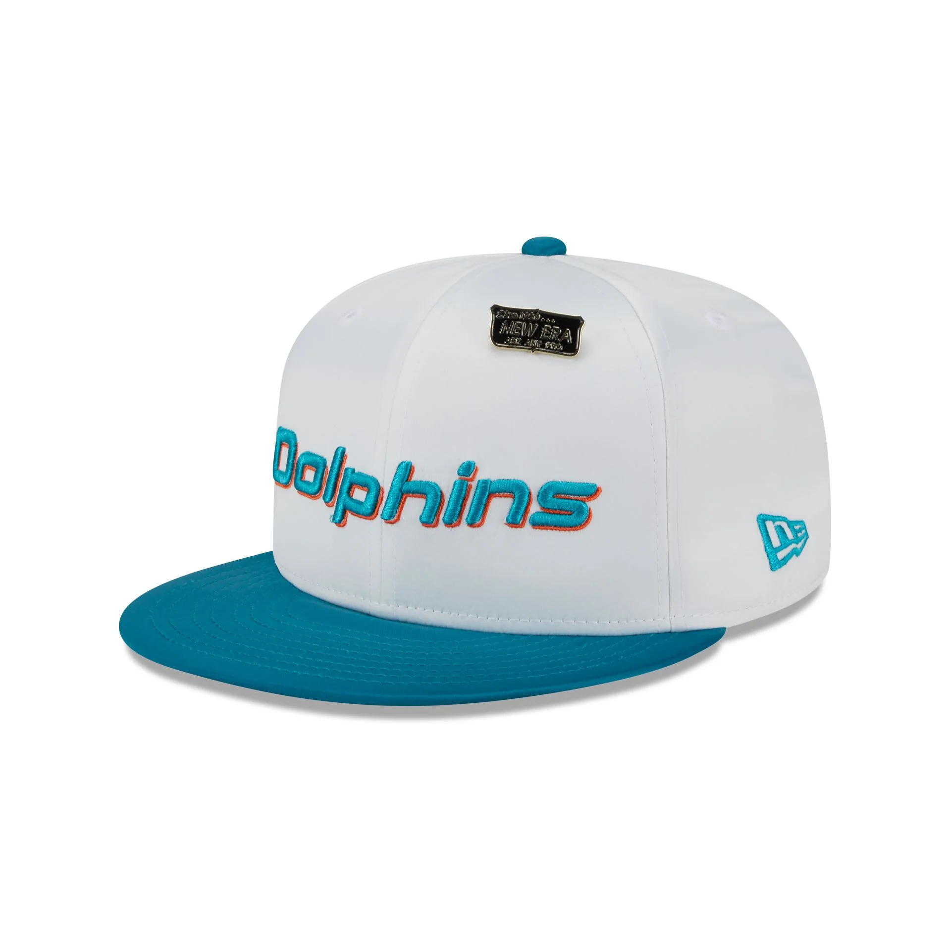 Miami Dolphins Spring Satin 59FIFTY Fitted Hat