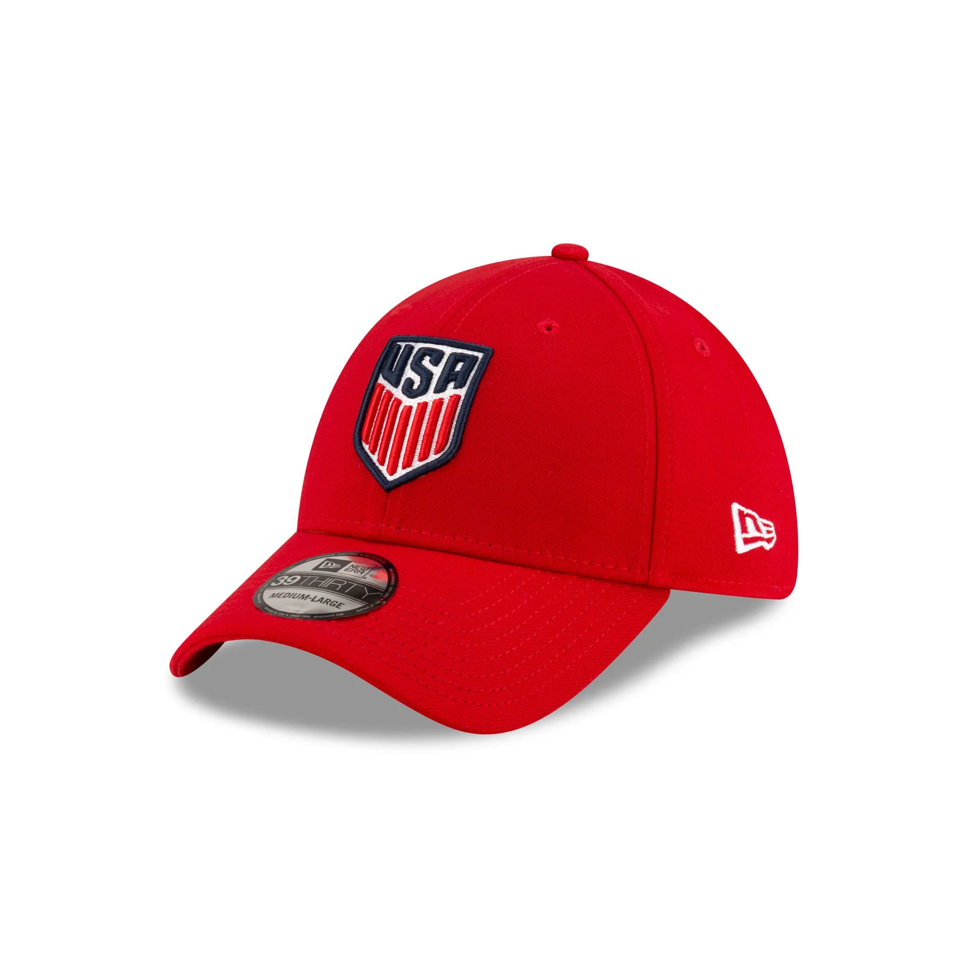 U.S. Soccer Men's National Team Red 39THIRTY Stretch Fit Hat