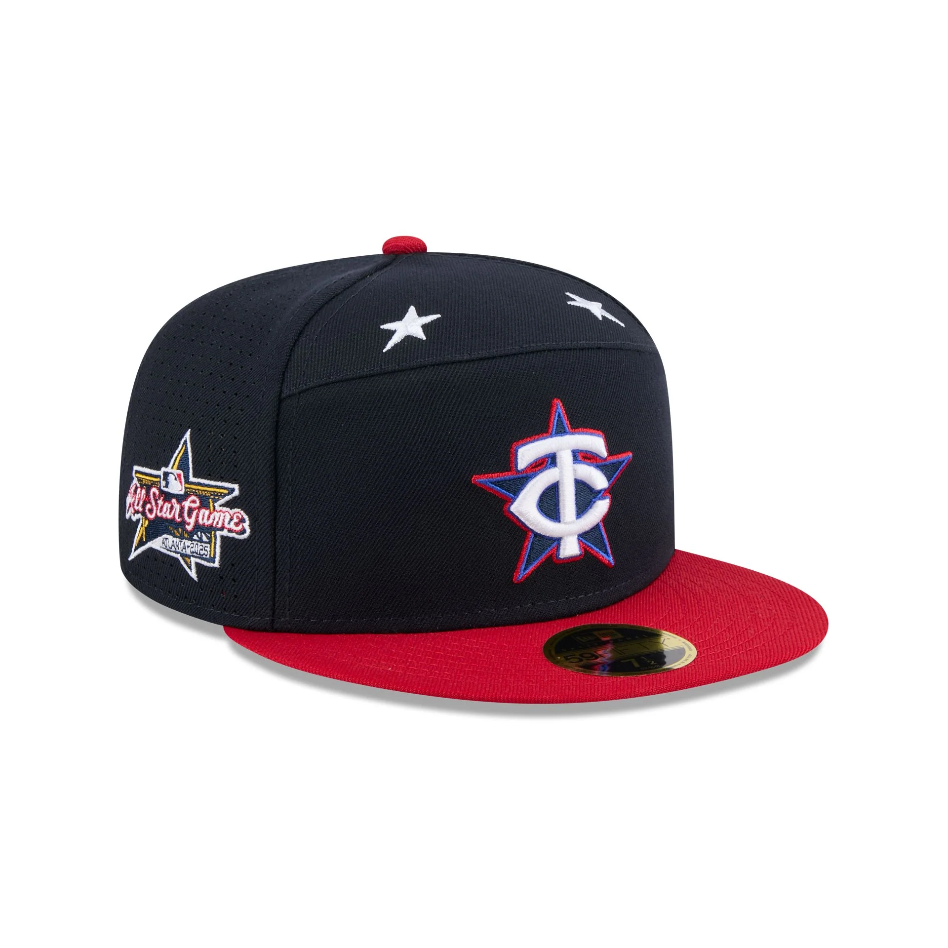 Minnesota Twins 2025 All-Star Game Workout Split Panel 59FIFTY Fitted Hat