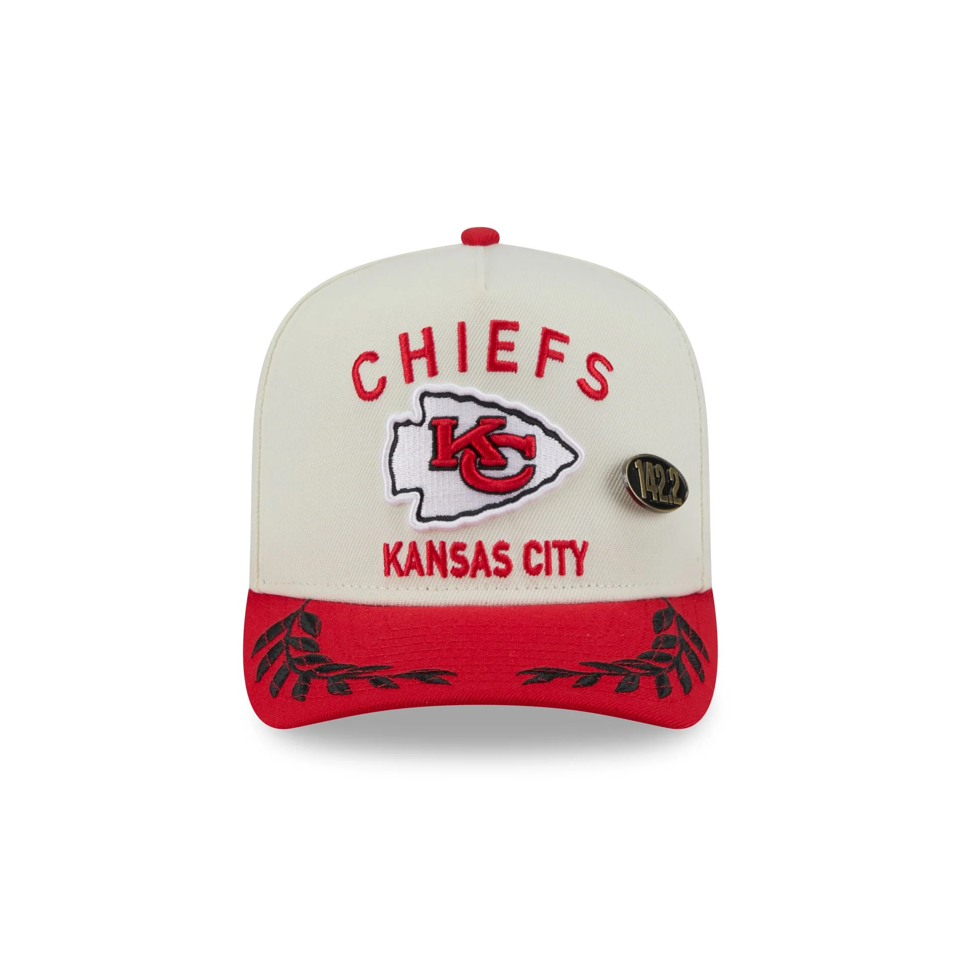 Kansas City Chiefs 2025 Draft Chrome White 59FIFTY A-Frame Fitted Hat