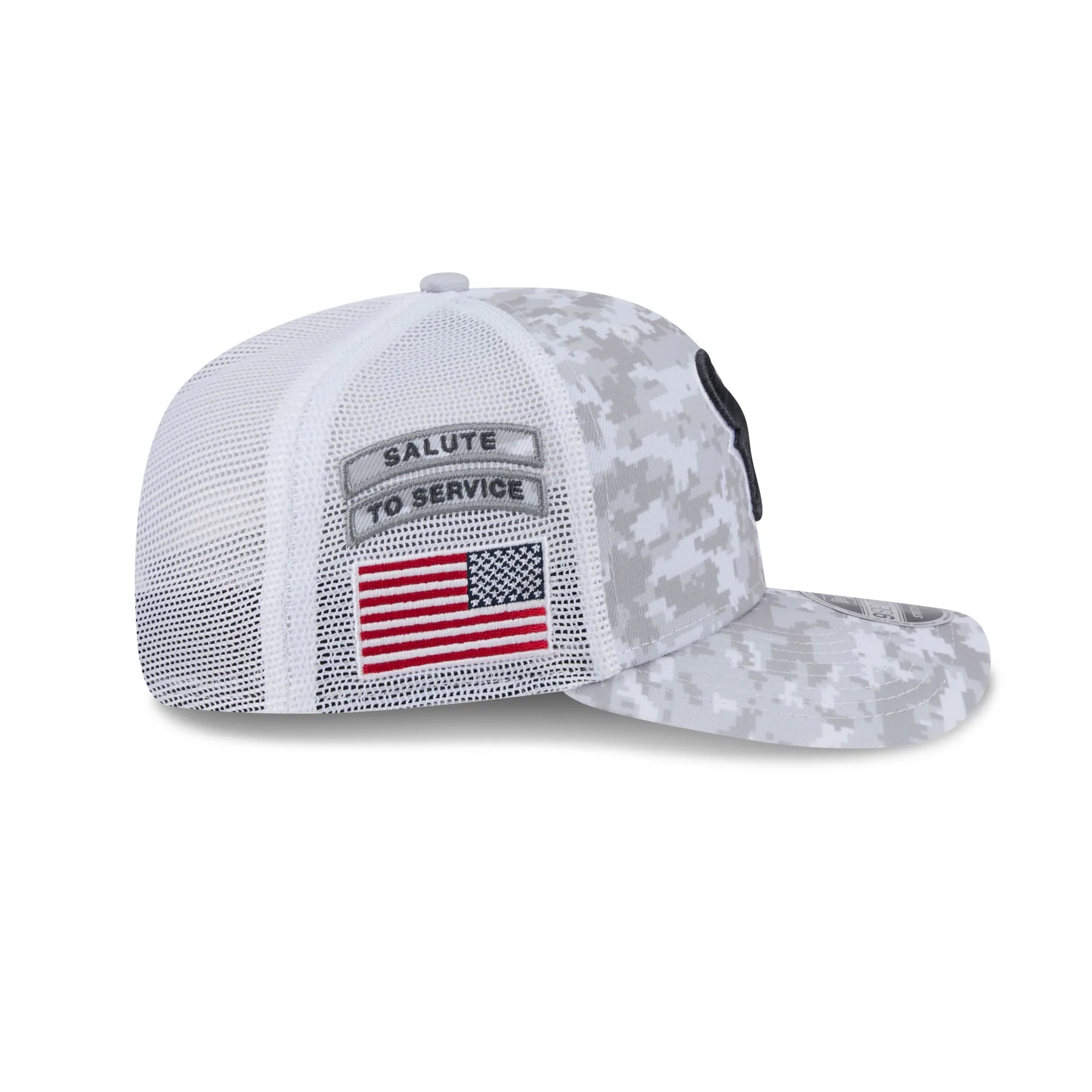 Houston Texans 2024 Salute to Service 9SEVENTY Trucker Hat