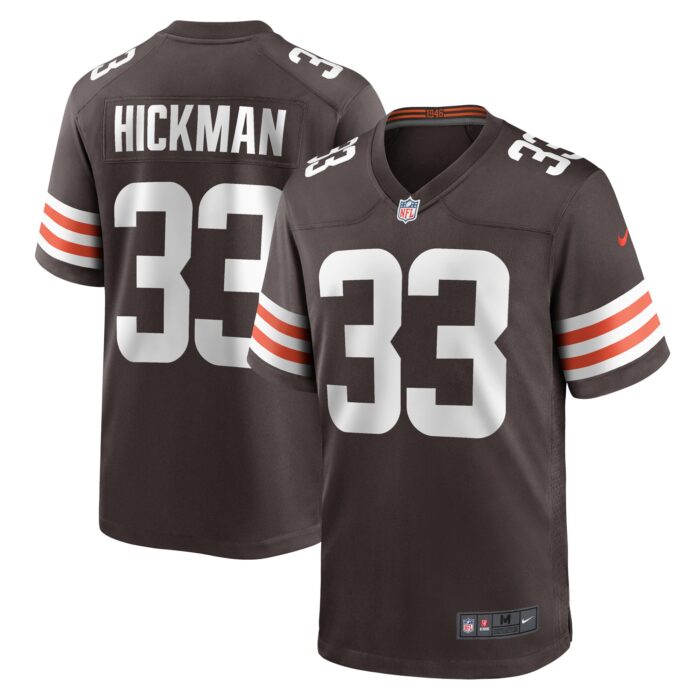 Men’s Cleveland Browns Ronnie Hickman Nike Brown Team Game Jersey