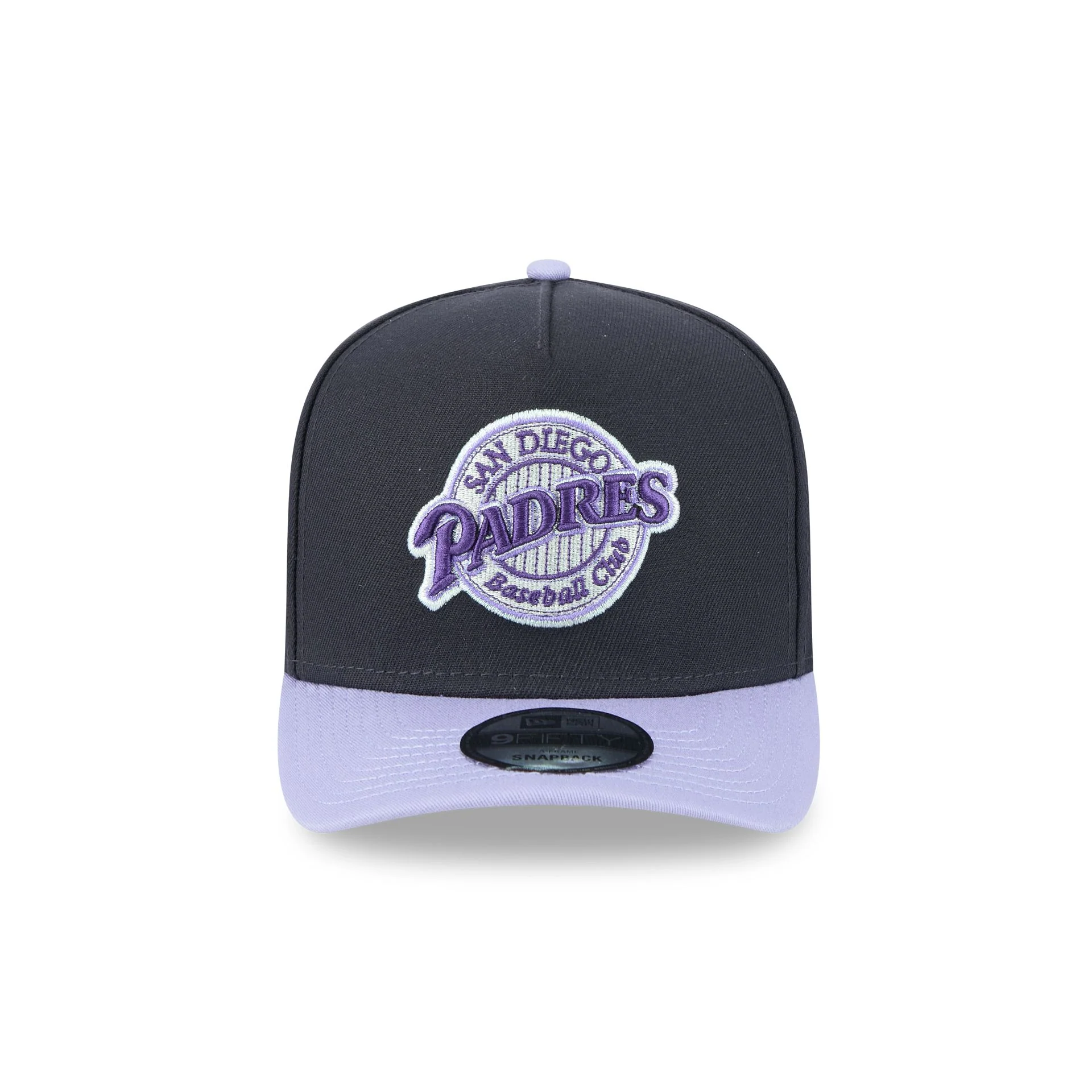 San Diego Padres Navy Lavender 9FIFTY A-Frame Snapback Hat