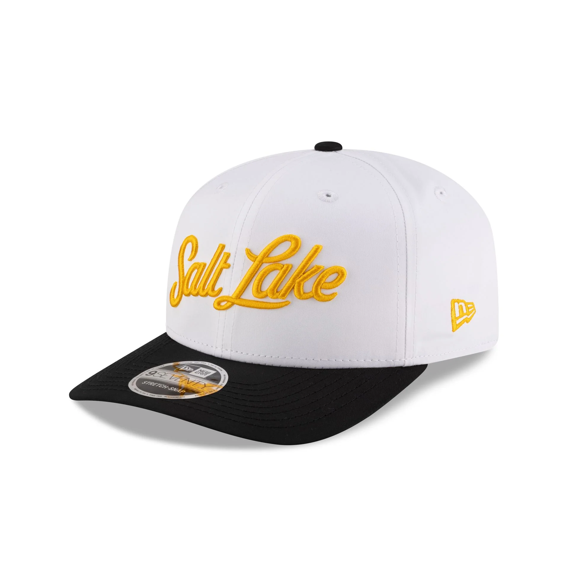 Salt Lake Bees Optic White 9SEVENTY Stretch-Snap Hat