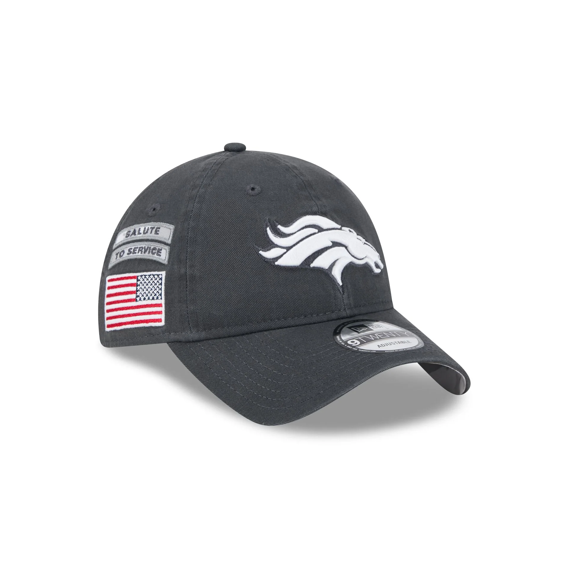 Denver Broncos 2024 Salute to Service 9TWENTY Adjustable Hat