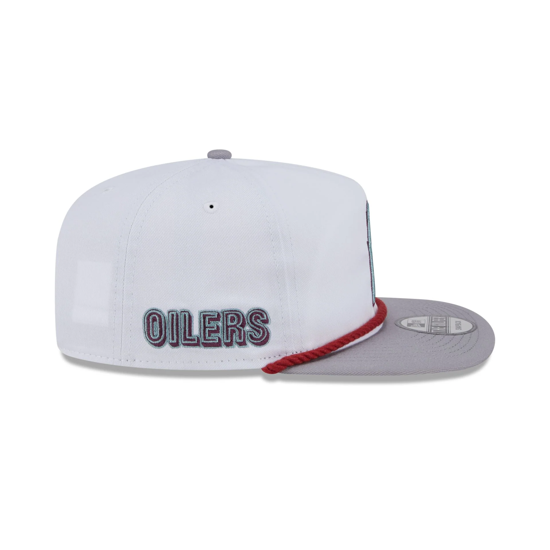 Oilers Optic White Golfer Hat