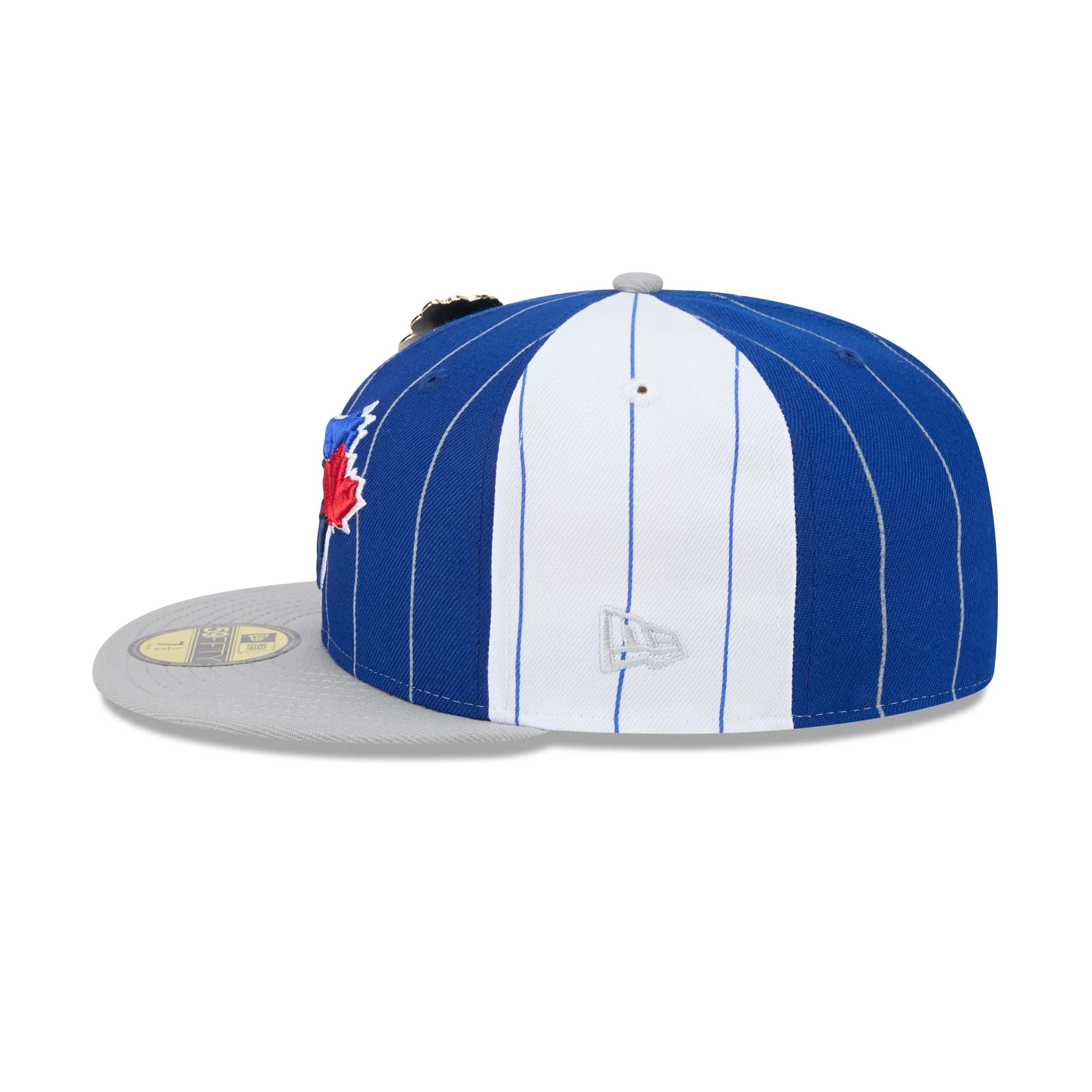 Toronto Blue Jays Pinstripe League Pin 59FIFTY Fitted Hat