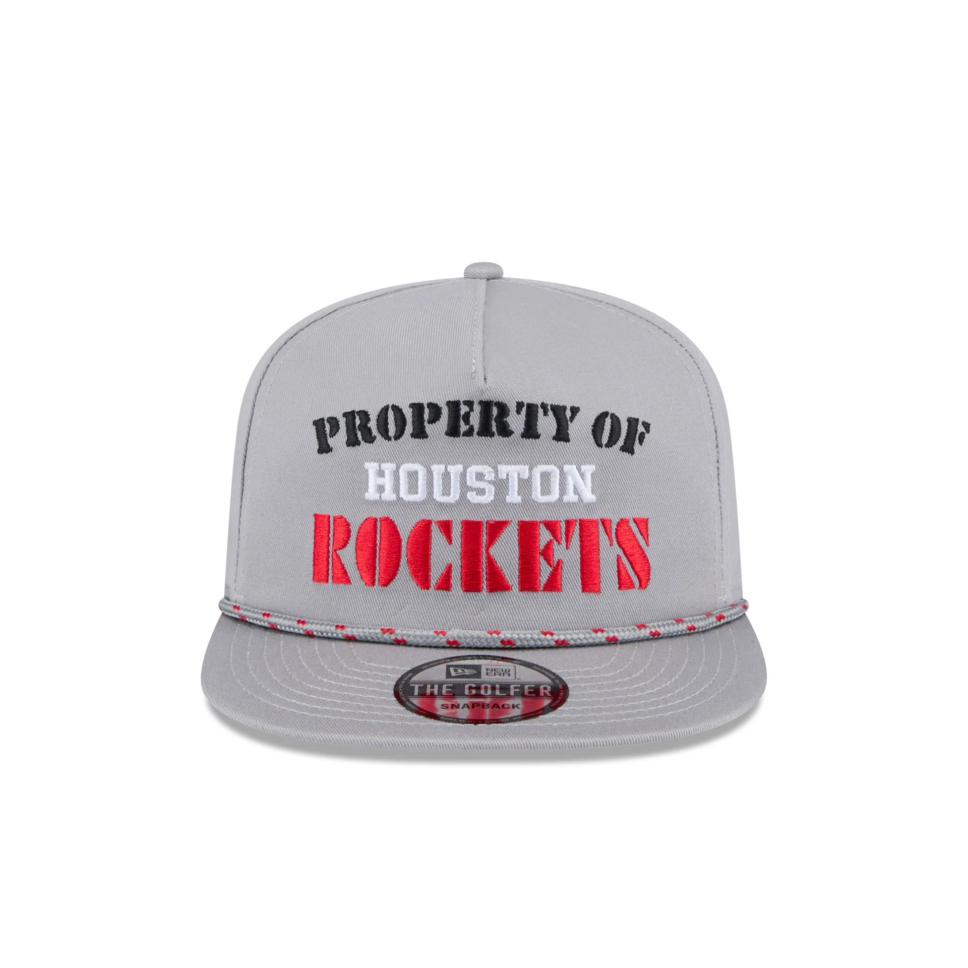 Houston Rockets Vintage Gray Rope Golfer Hat