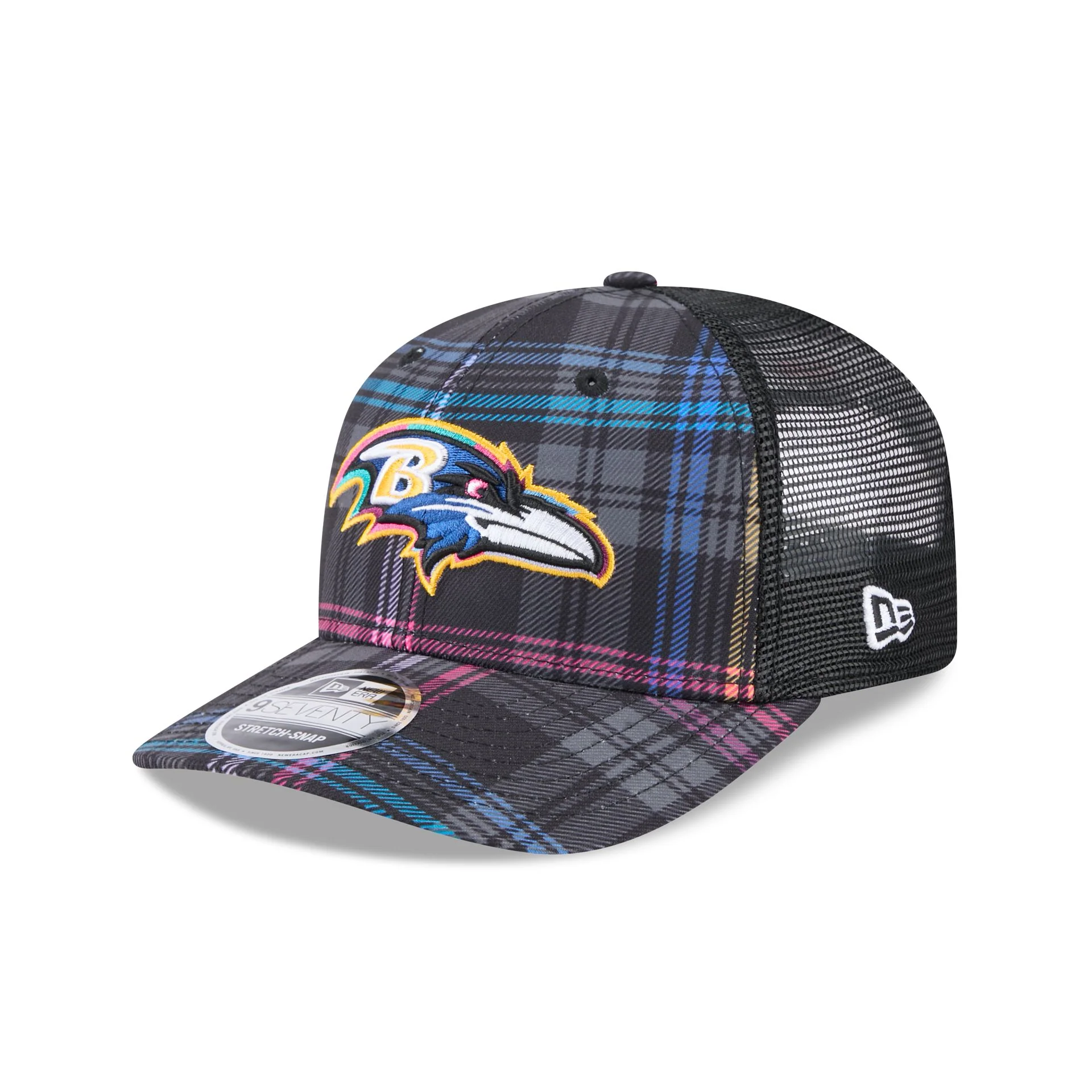 Baltimore Ravens 2024 Crucial Catch 9SEVENTY Trucker Hat