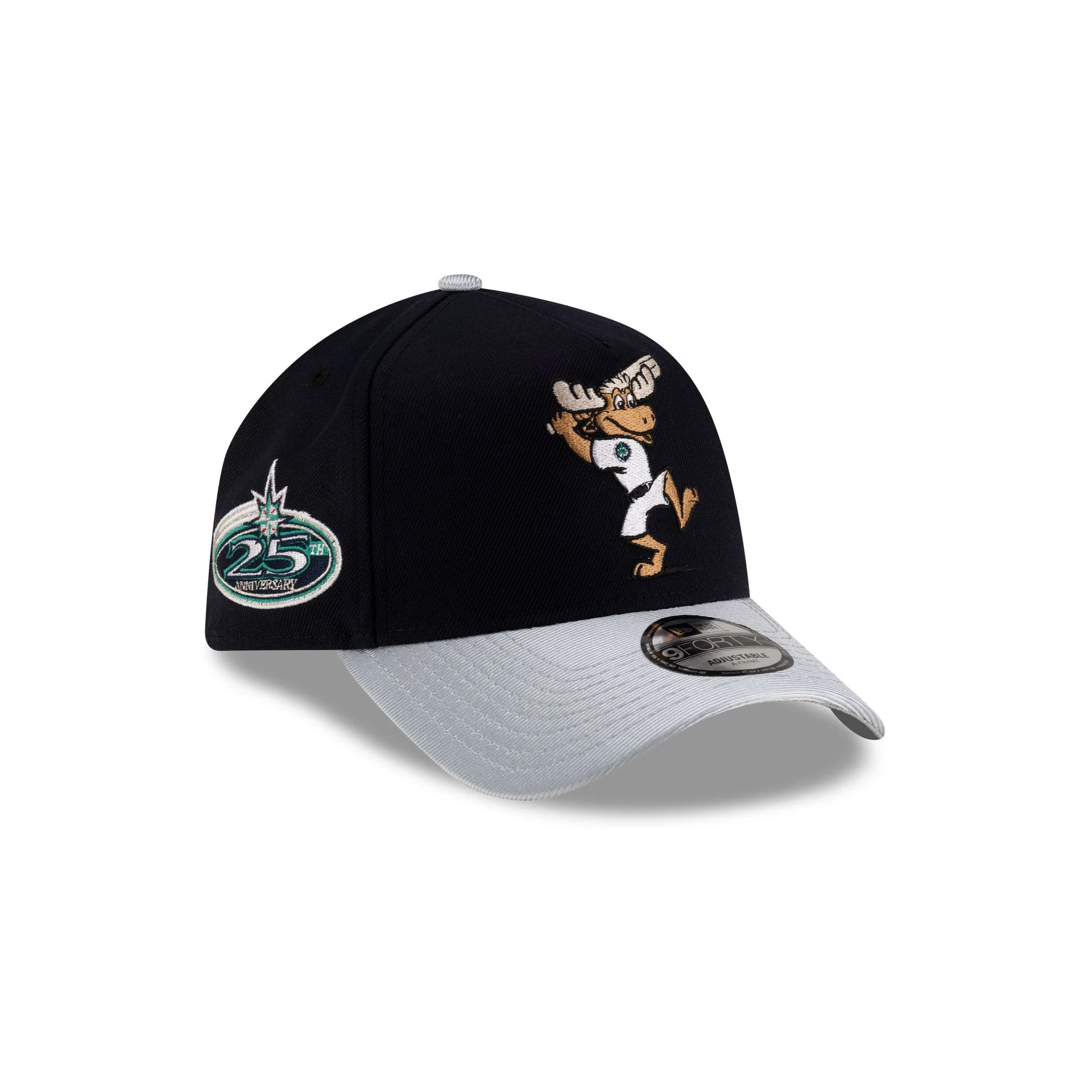 Seattle Mariners Mascot Navy 9FORTY A-Frame Snapback Hat