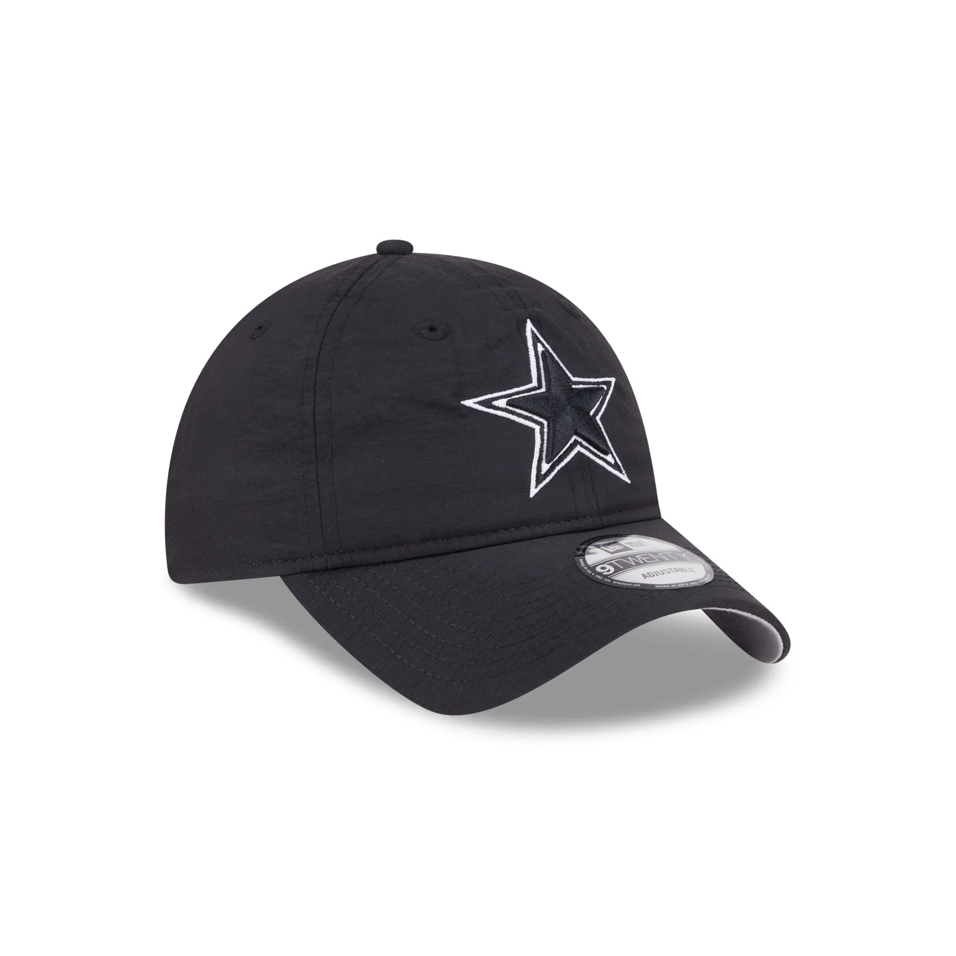 Dallas Cowboys Everyday Nylon Black 9TWENTY Adjustable Hat